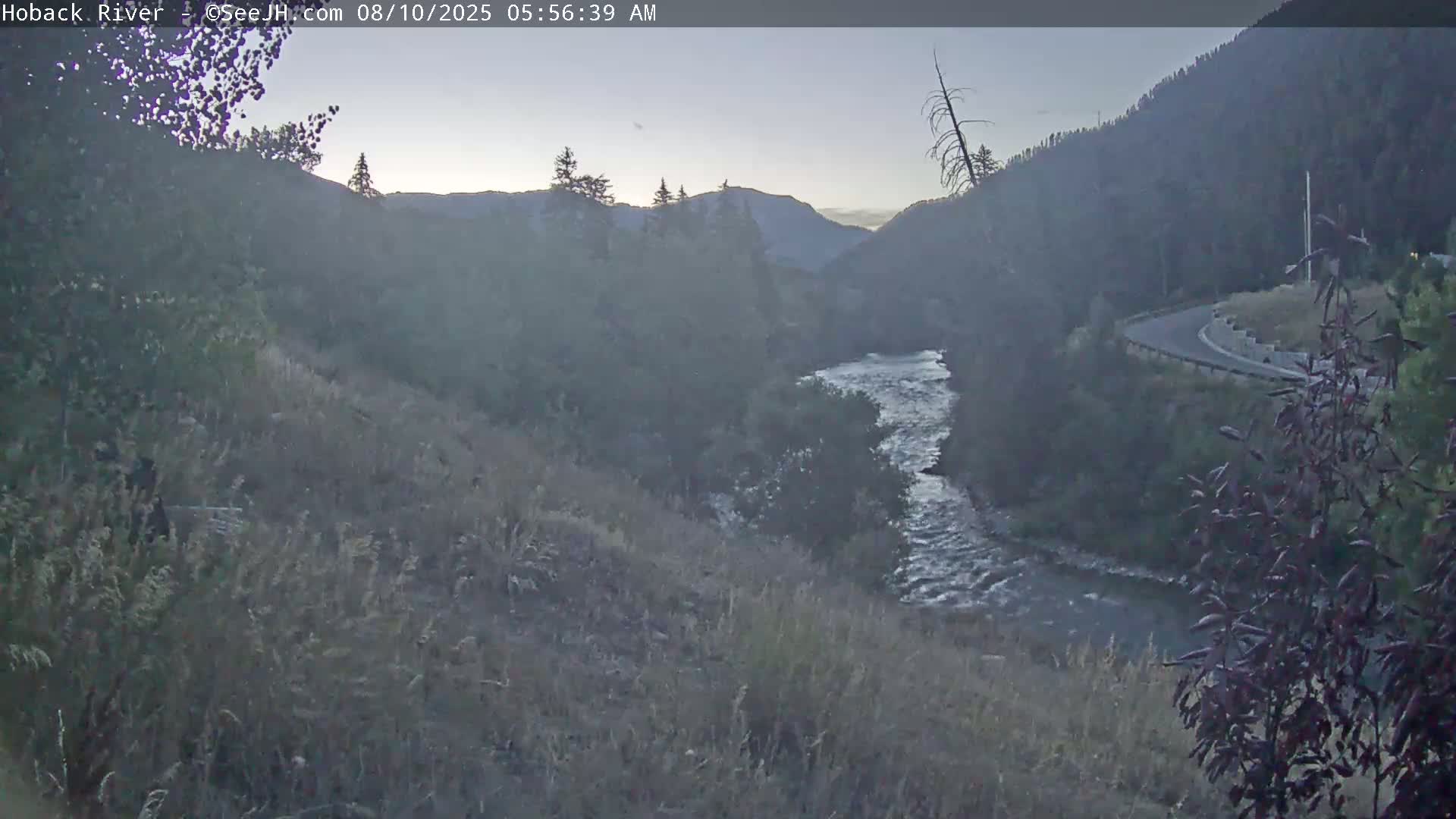 Hoback River  Live Cam  - Hoback, Teton, Wyoming, USA