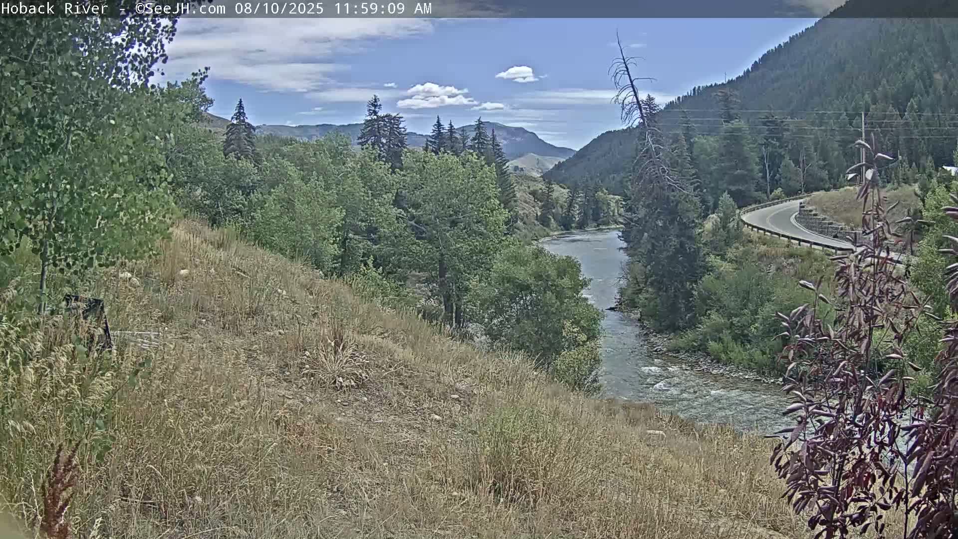 Hoback River  Live Cam  - Hoback, Teton, Wyoming, USA
