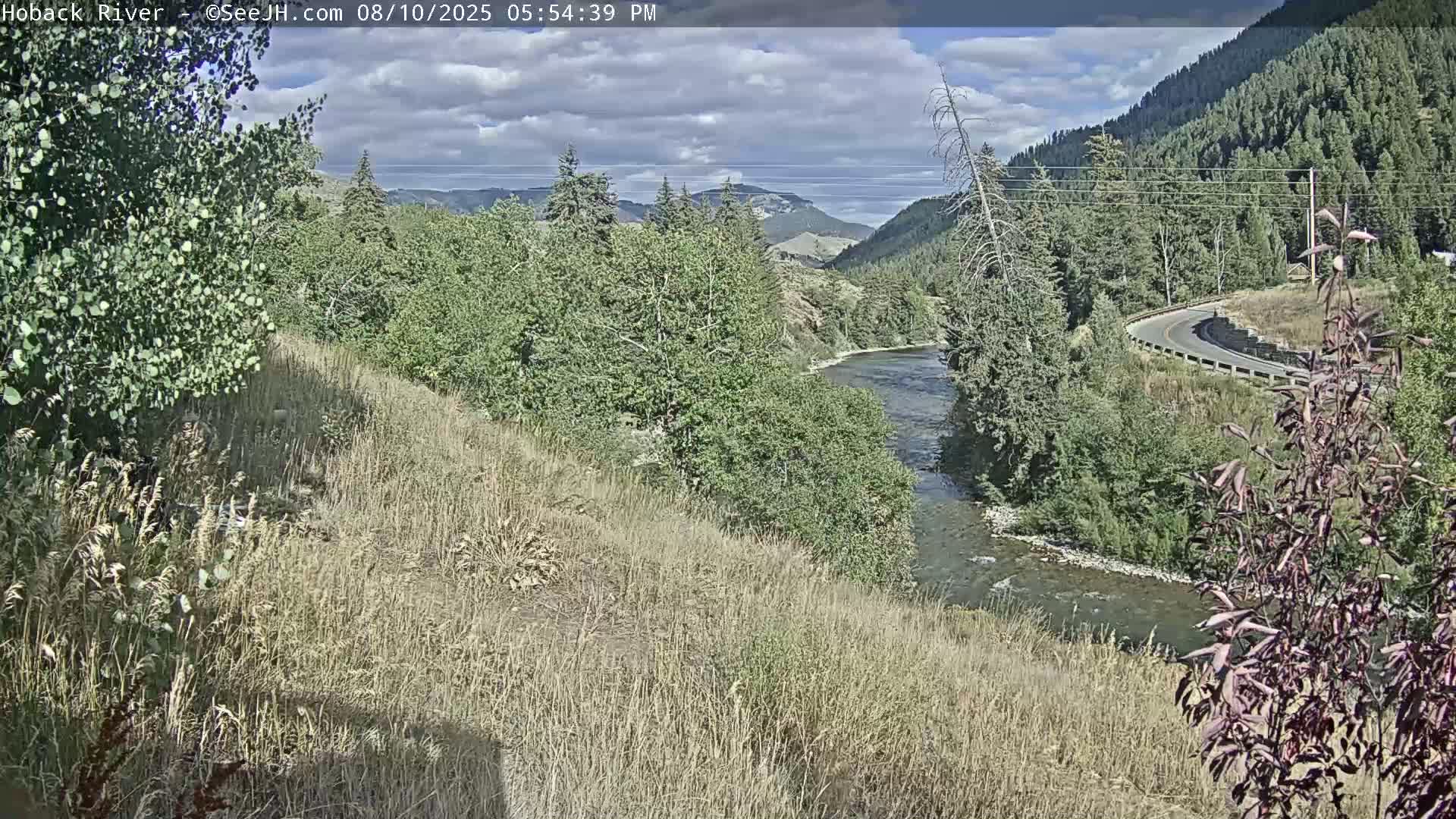 Hoback River  Live Cam  - Hoback, Teton, Wyoming, USA