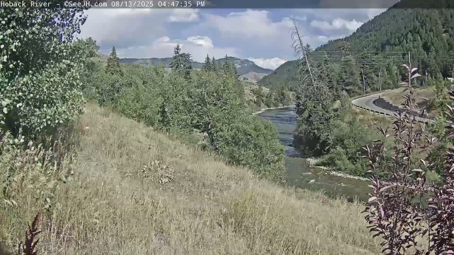 Hoback River  Live Cam  - Hoback, Teton, Wyoming, USA
