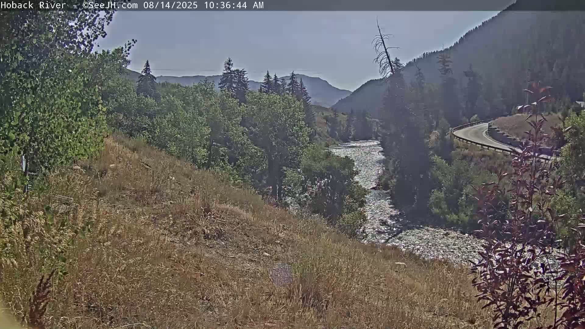 Hoback River  Live Cam  - Hoback, Teton, Wyoming, USA