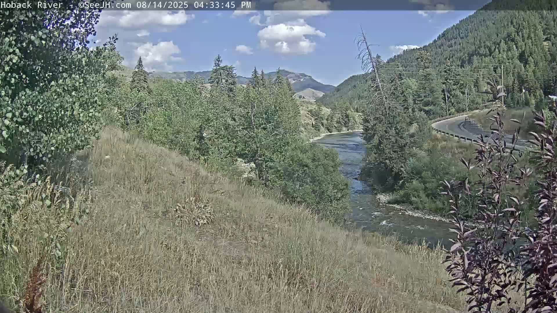 Hoback River  Live Cam  - Hoback, Teton, Wyoming, USA
