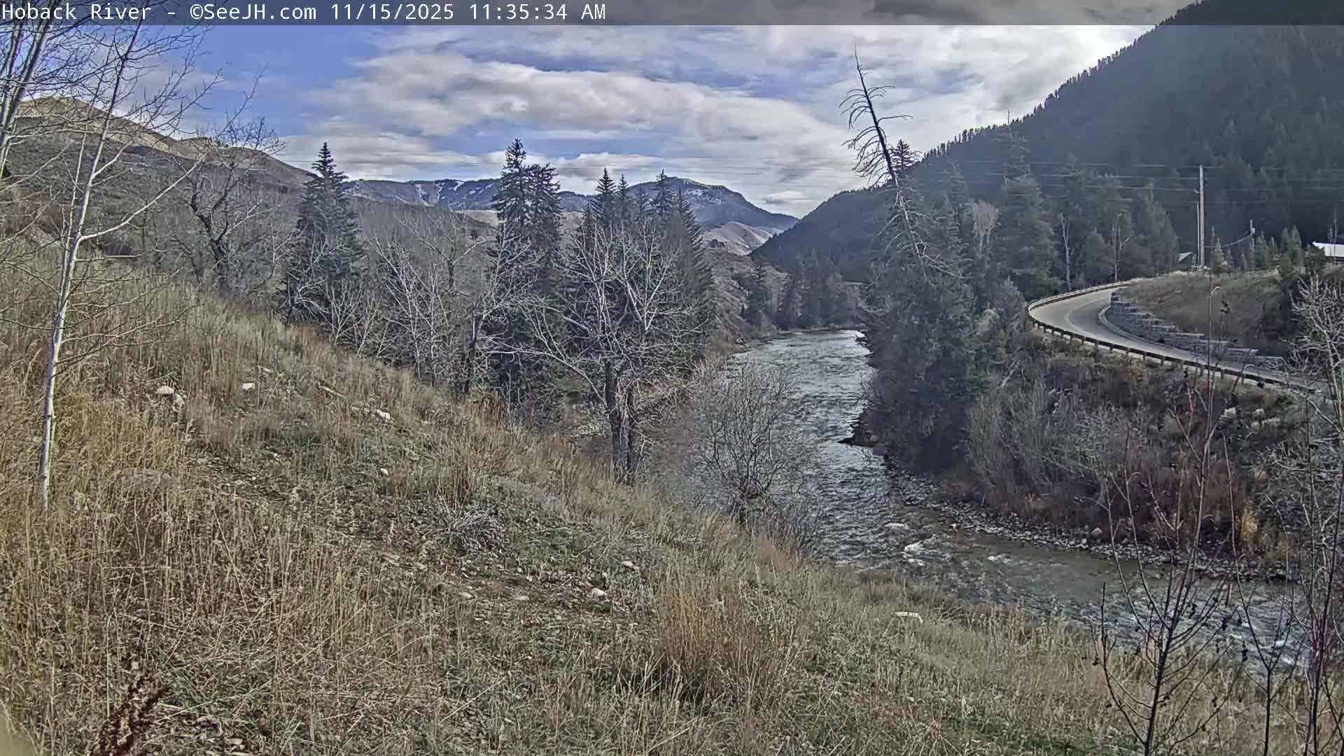 Hoback River  Live Cam  - Hoback, Teton, Wyoming, USA