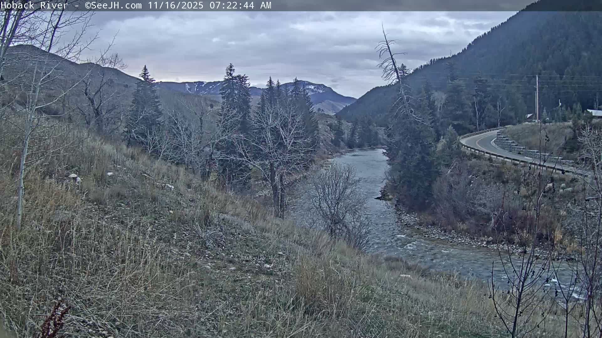 Hoback River  Live Cam  - Hoback, Teton, Wyoming, USA