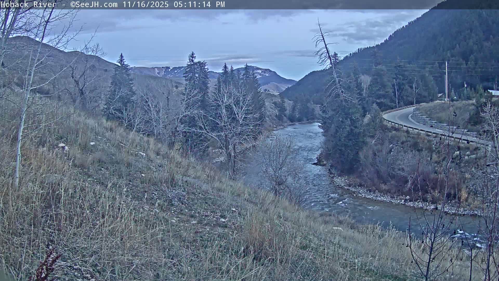 Hoback River  Live Cam  - Hoback, Teton, Wyoming, USA