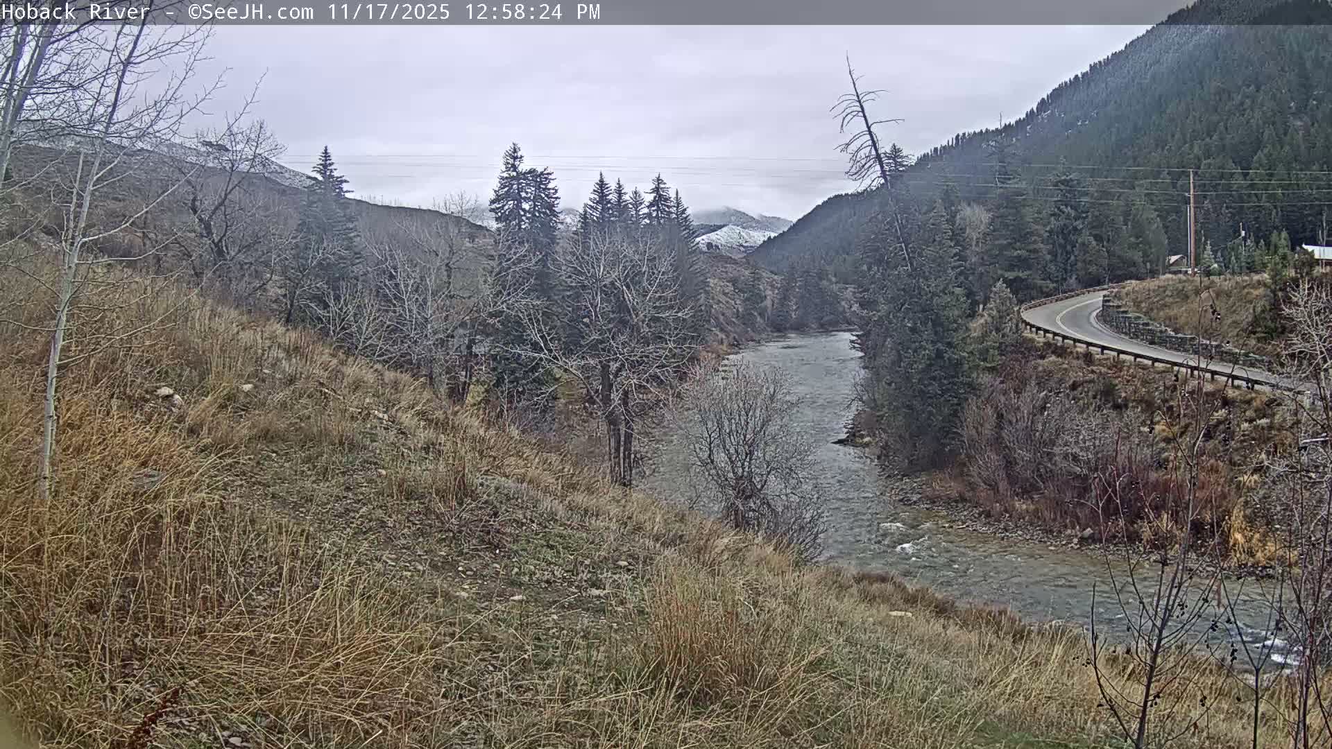Hoback River  Live Cam  - Hoback, Teton, Wyoming, USA