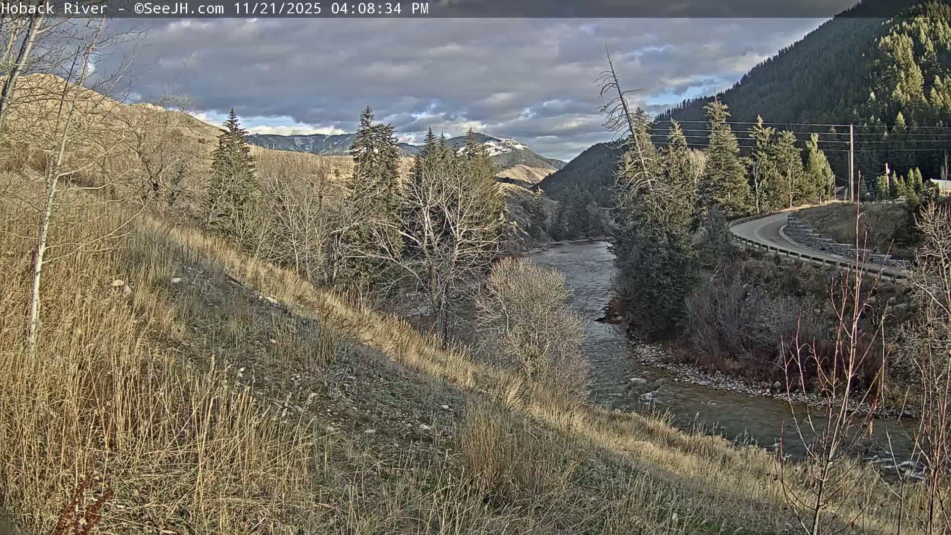 Hoback River  Live Cam  - Hoback, Teton, Wyoming, USA
