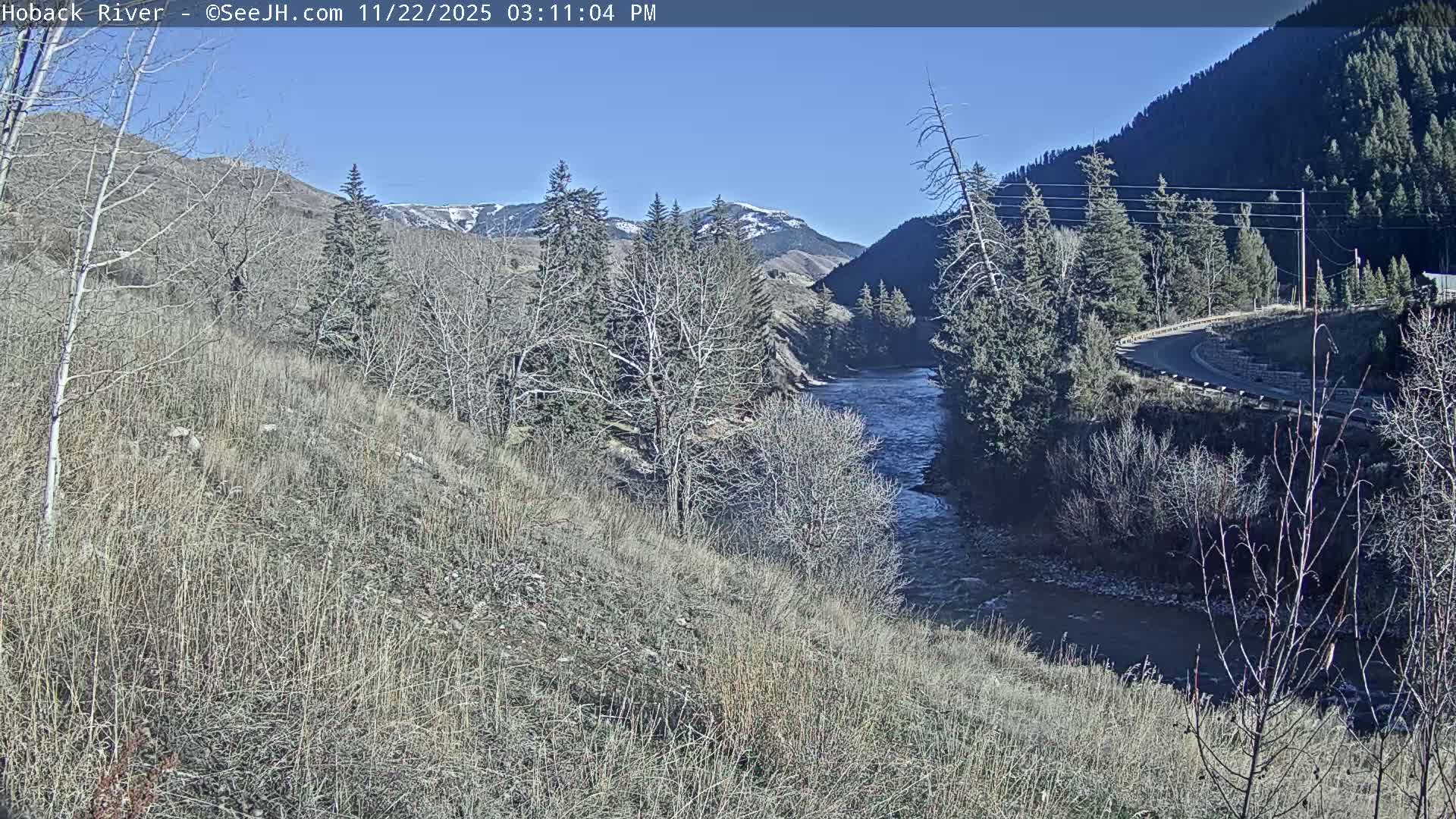 Hoback River  Live Cam  - Hoback, Teton, Wyoming, USA