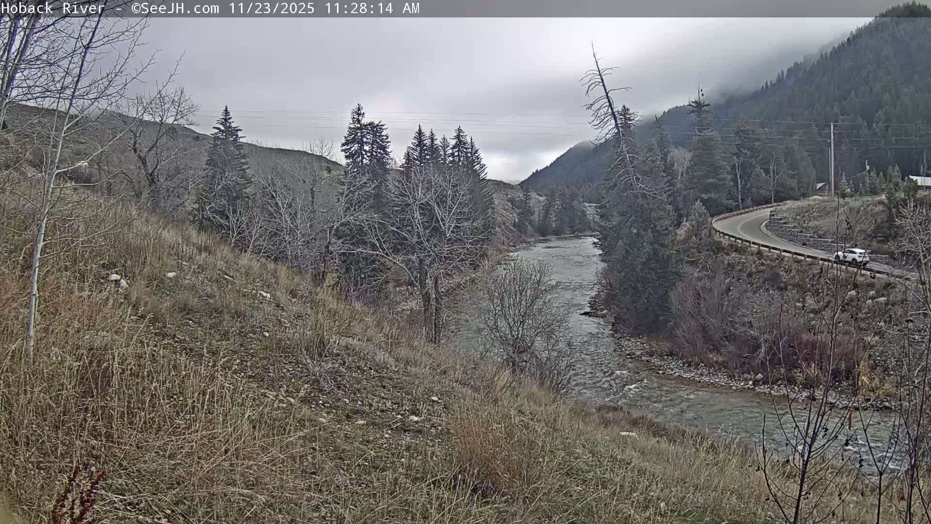 Hoback River  Live Cam  - Hoback, Teton, Wyoming, USA