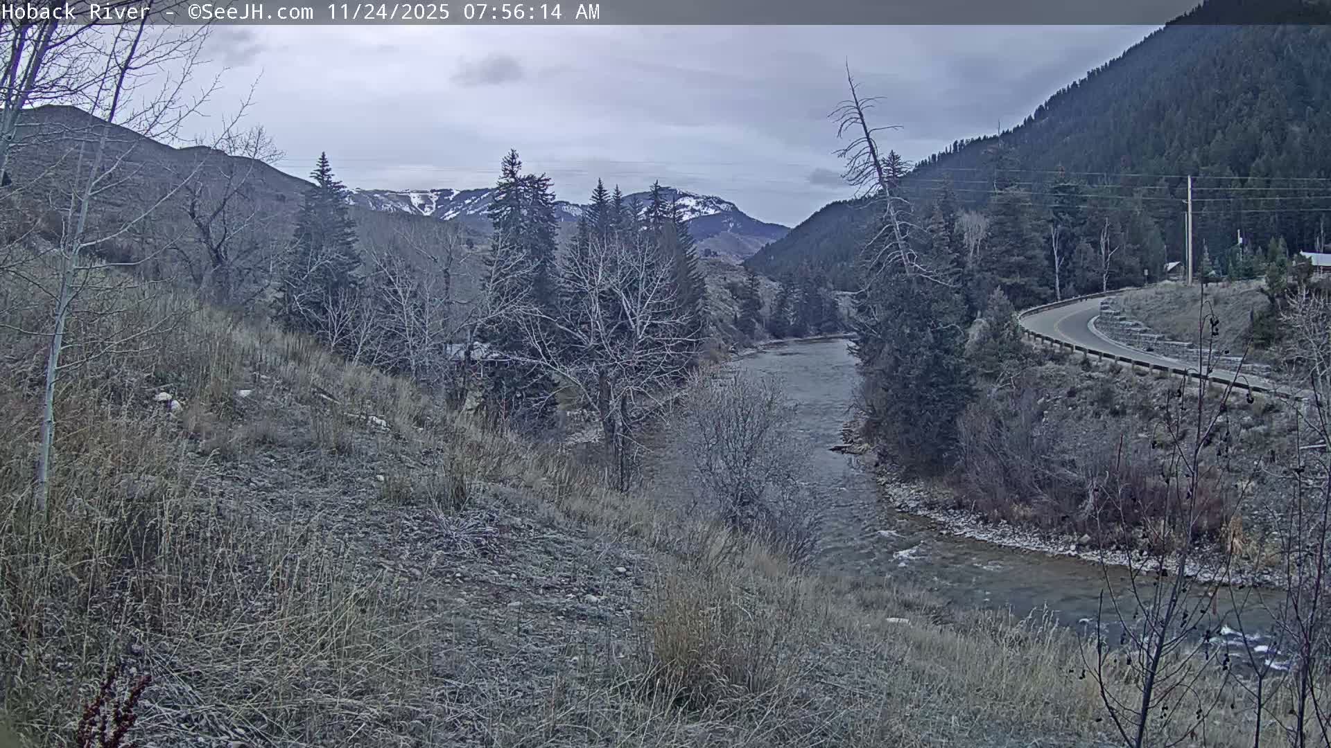 Hoback River  Live Cam  - Hoback, Teton, Wyoming, USA