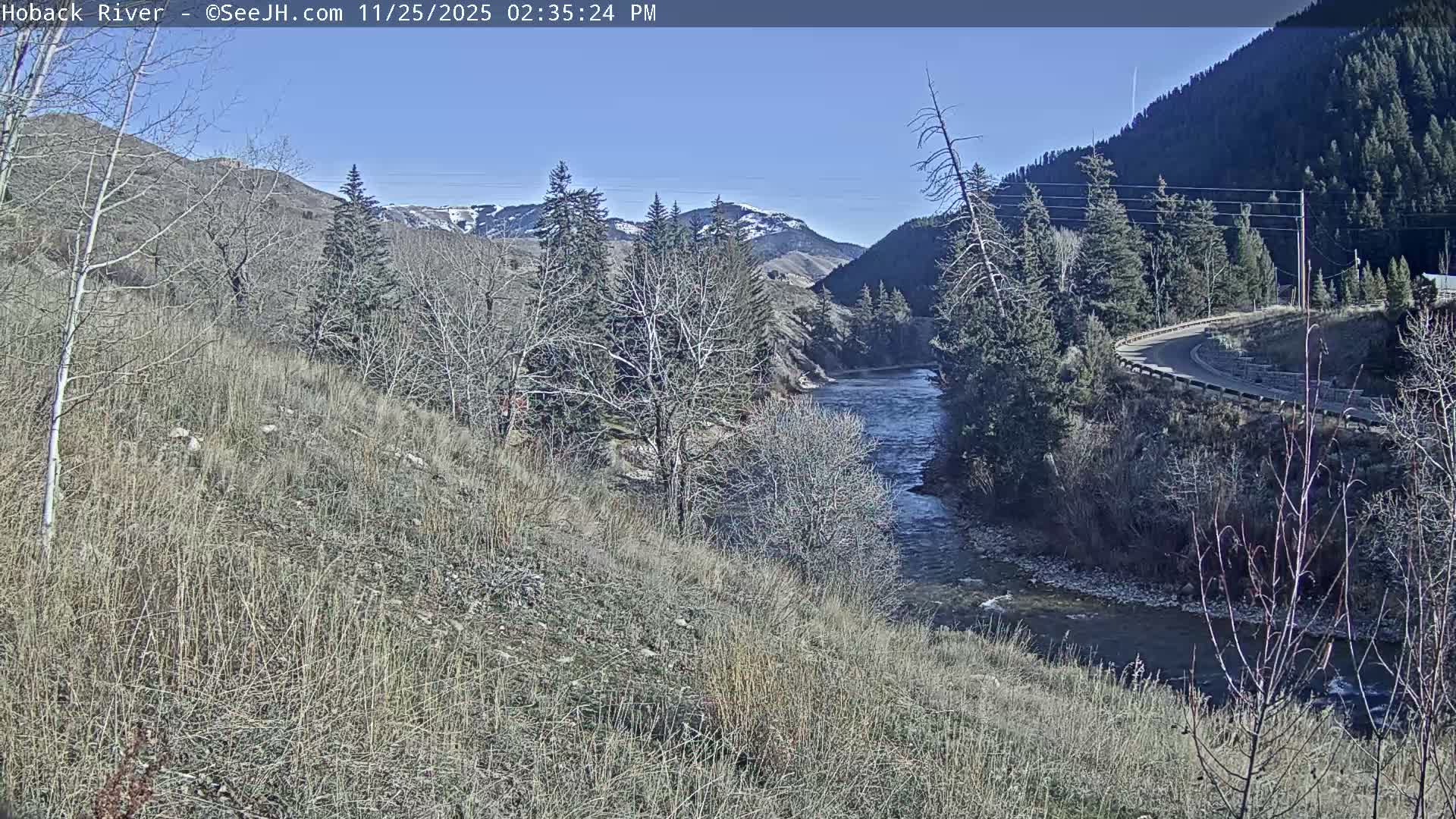 Hoback River  Live Cam  - Hoback, Teton, Wyoming, USA