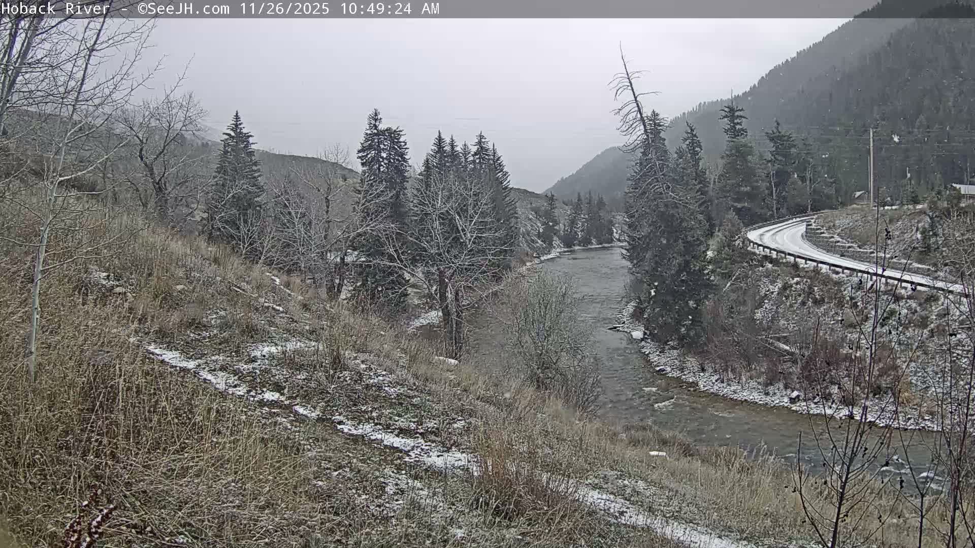 Hoback River  Live Cam  - Hoback, Teton, Wyoming, USA