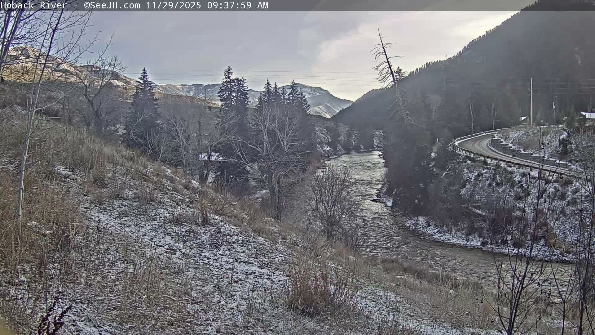 Hoback River  Live Cam  - Hoback, Teton, Wyoming, USA