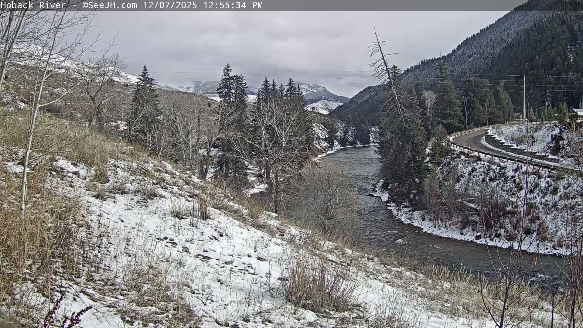 Hoback River  Live Cam  - Hoback, Teton, Wyoming, USA