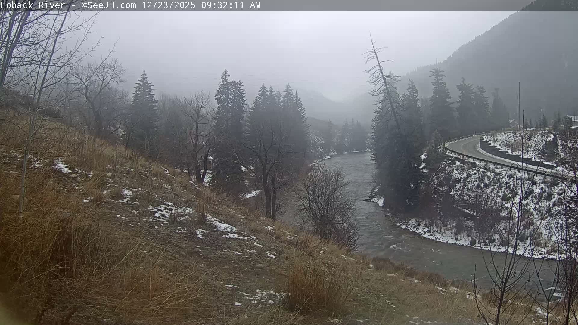 Hoback River  Live Cam  - Hoback, Teton, Wyoming, USA