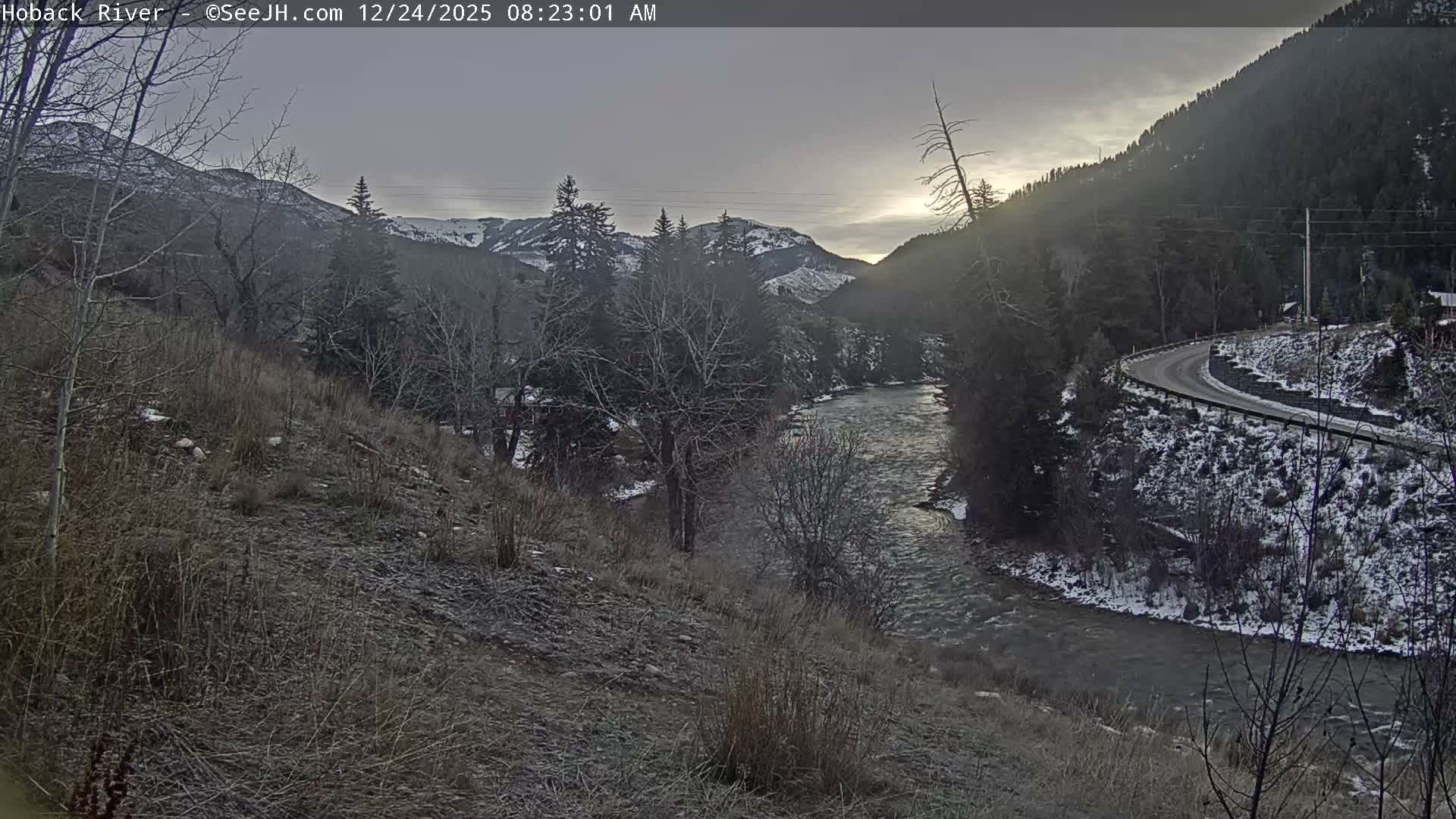 Hoback River  Live Cam  - Hoback, Teton, Wyoming, USA