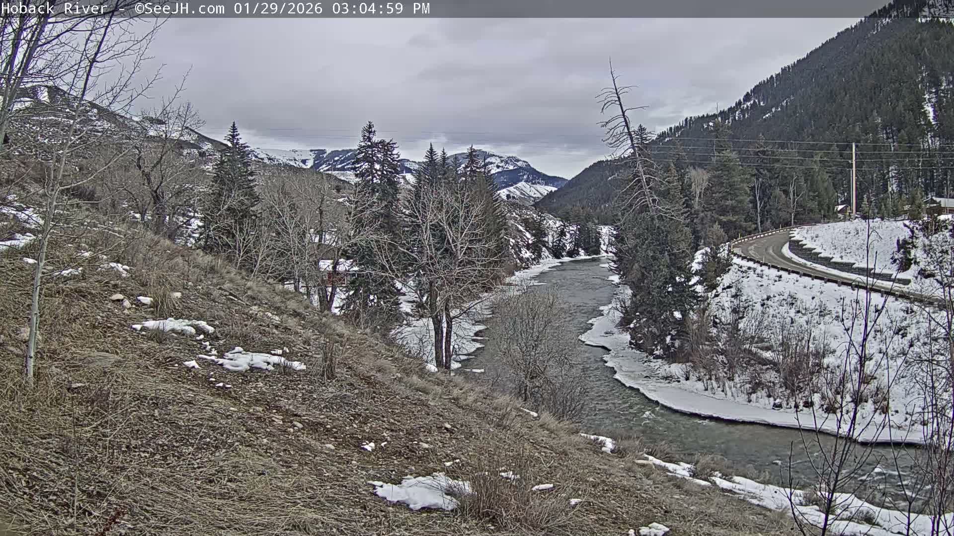 Hoback River  Live Cam  - Hoback, Teton, Wyoming, USA