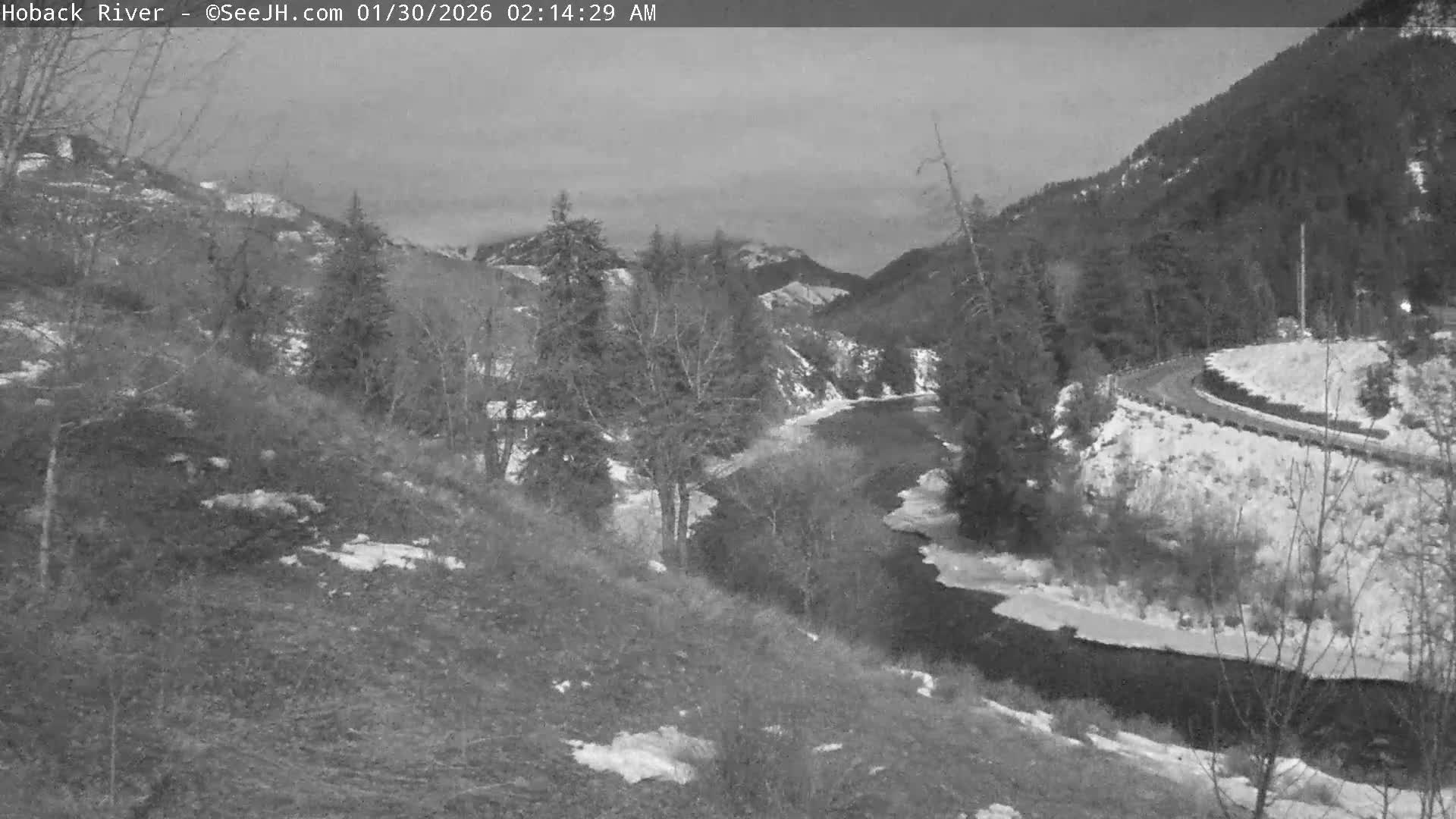 Hoback River  Live Cam  - Hoback, Teton, Wyoming, USA