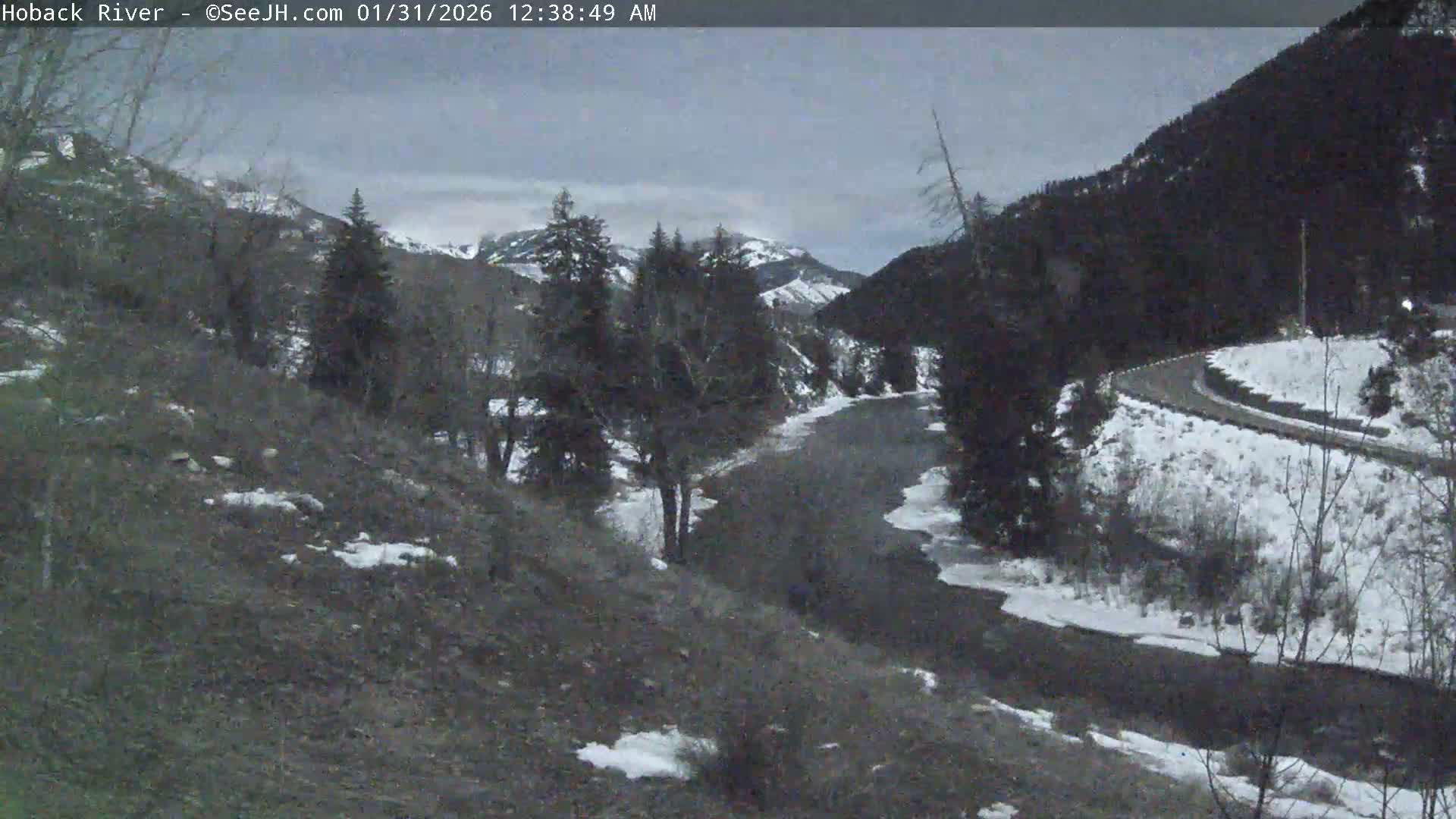 Hoback River  Live Cam  - Hoback, Teton, Wyoming, USA
