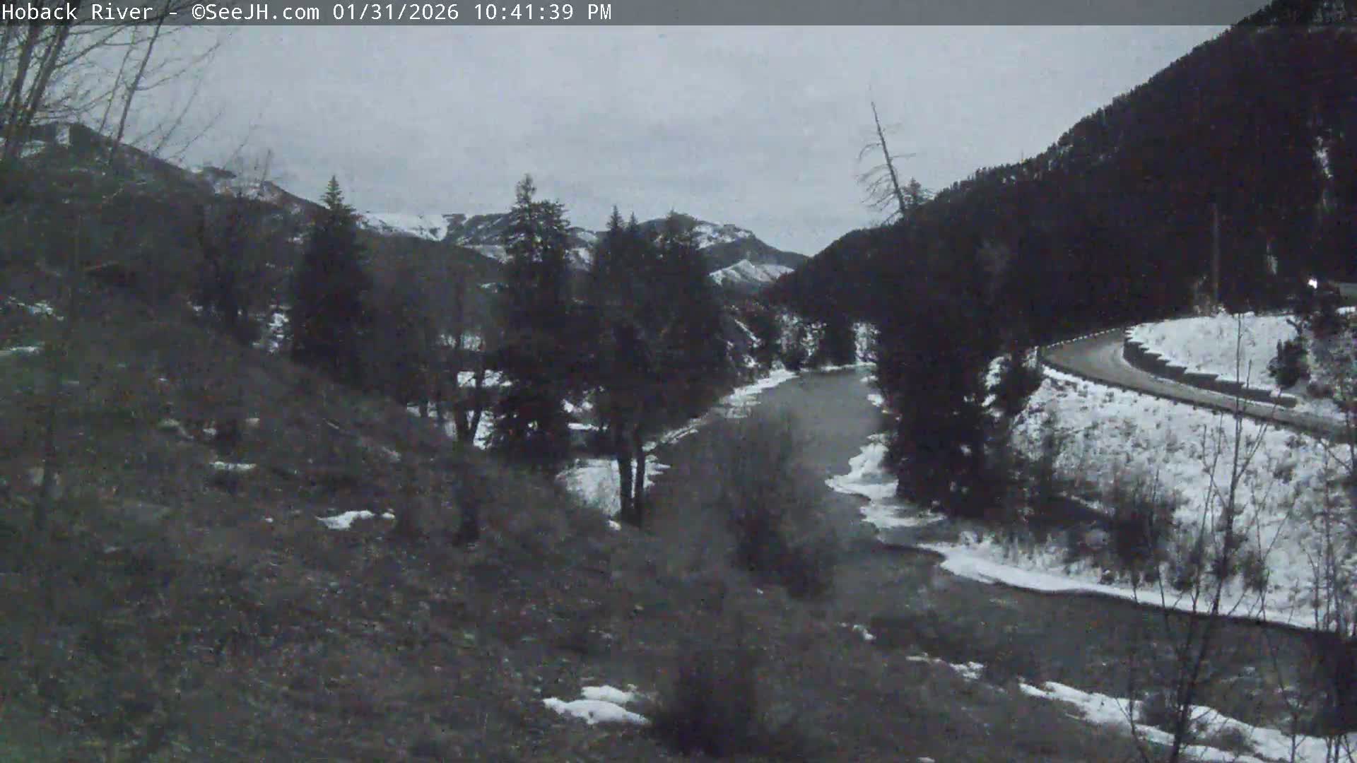 Hoback River  Live Cam  - Hoback, Teton, Wyoming, USA