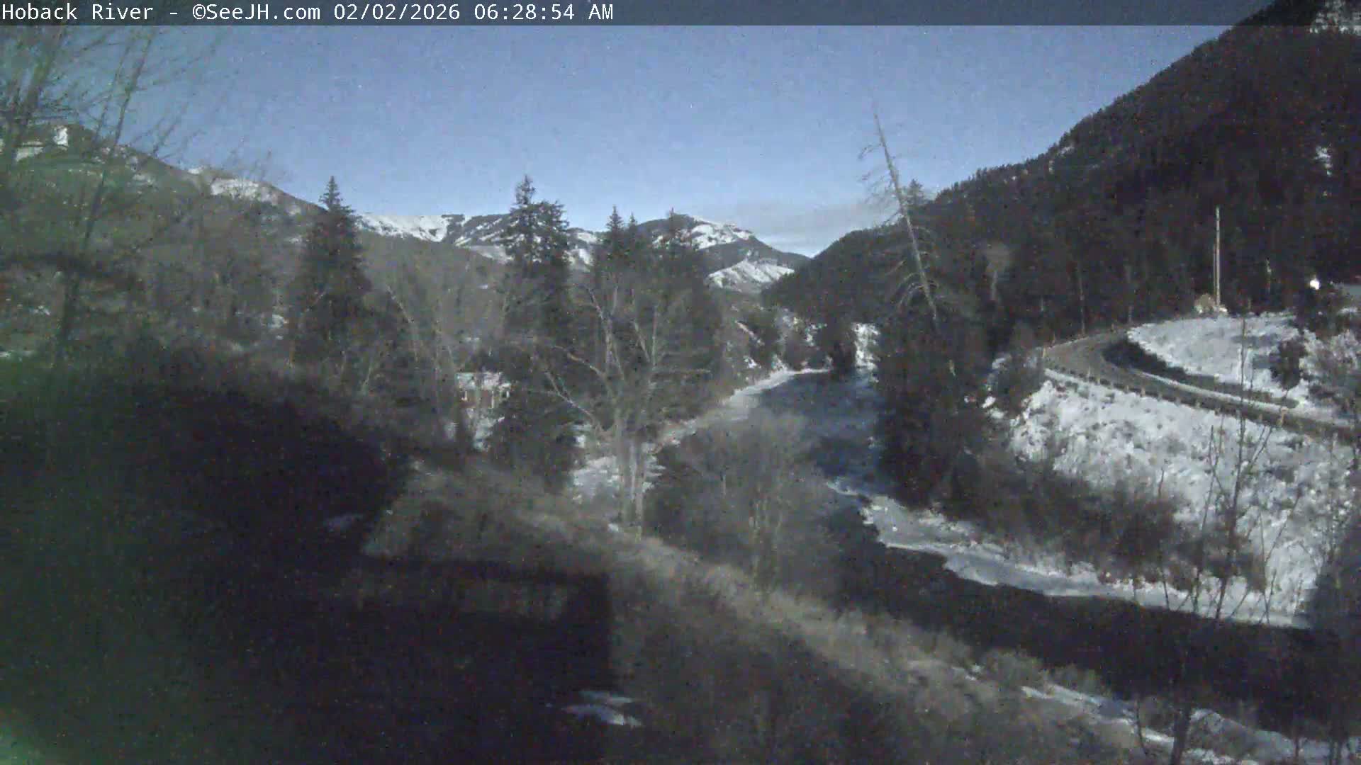 Hoback River  Live Cam  - Hoback, Teton, Wyoming, USA