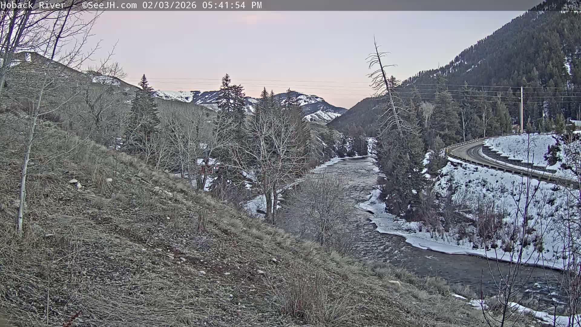 Hoback River  Live Cam  - Hoback, Teton, Wyoming, USA