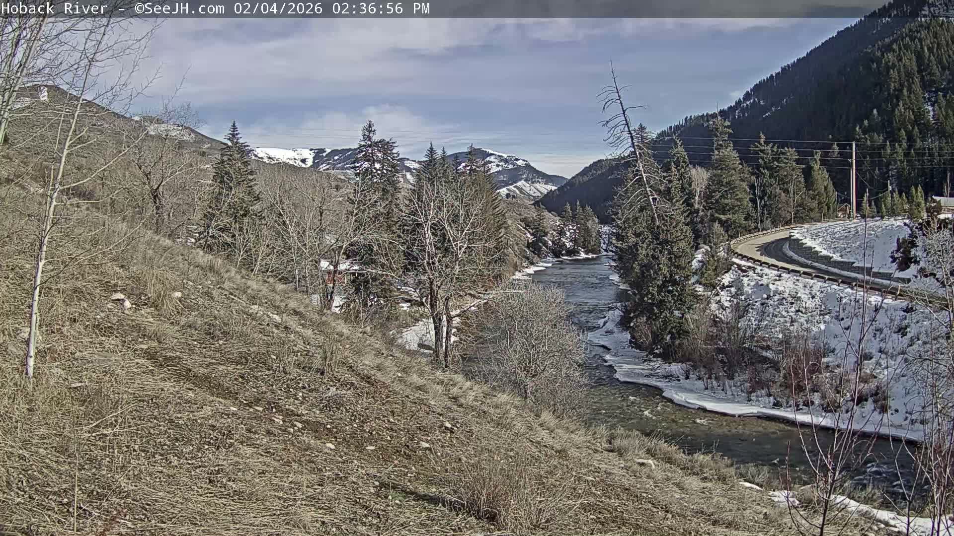 Hoback River  Live Cam  - Hoback, Teton, Wyoming, USA