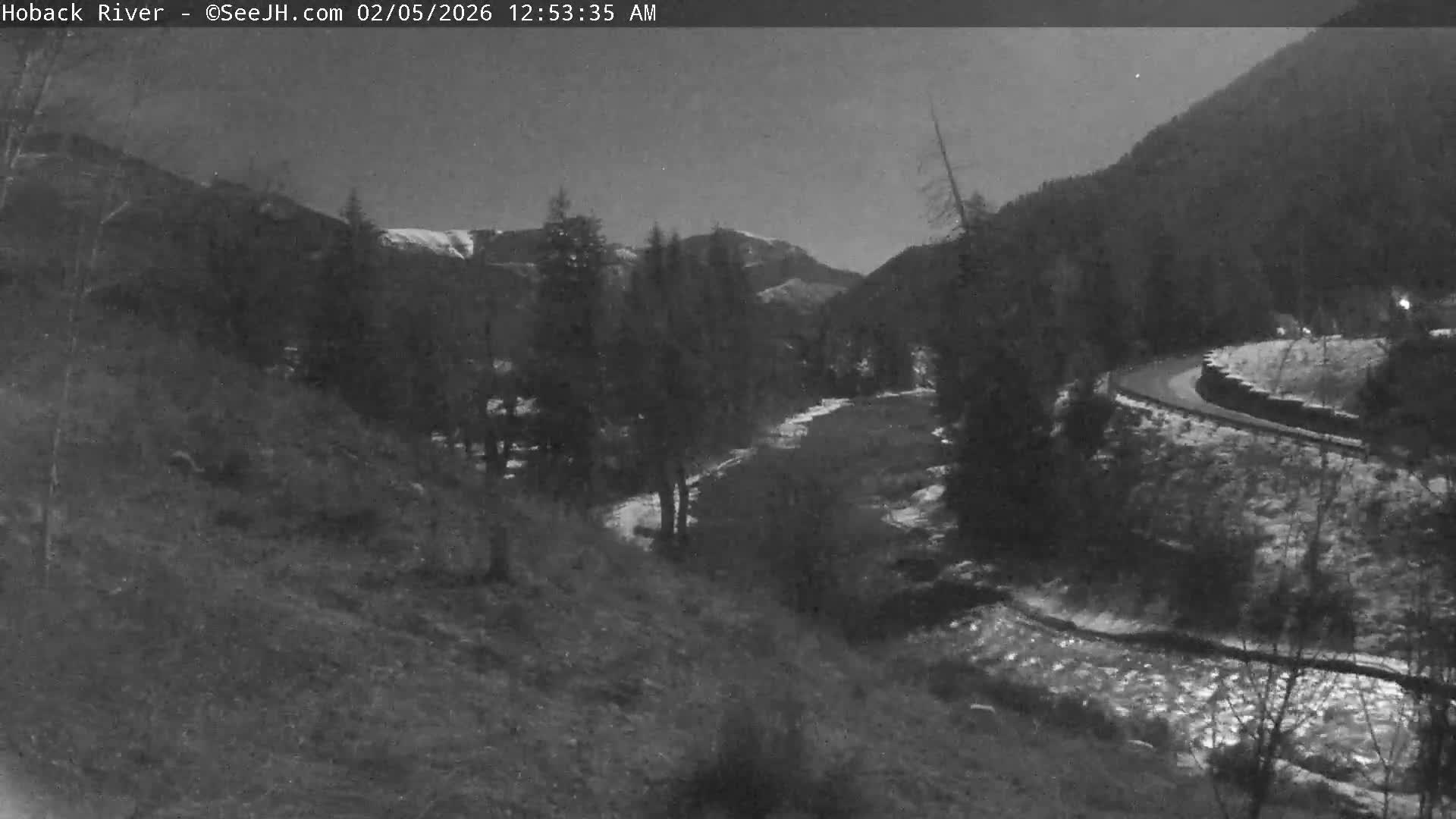 Hoback River  Live Cam  - Hoback, Teton, Wyoming, USA