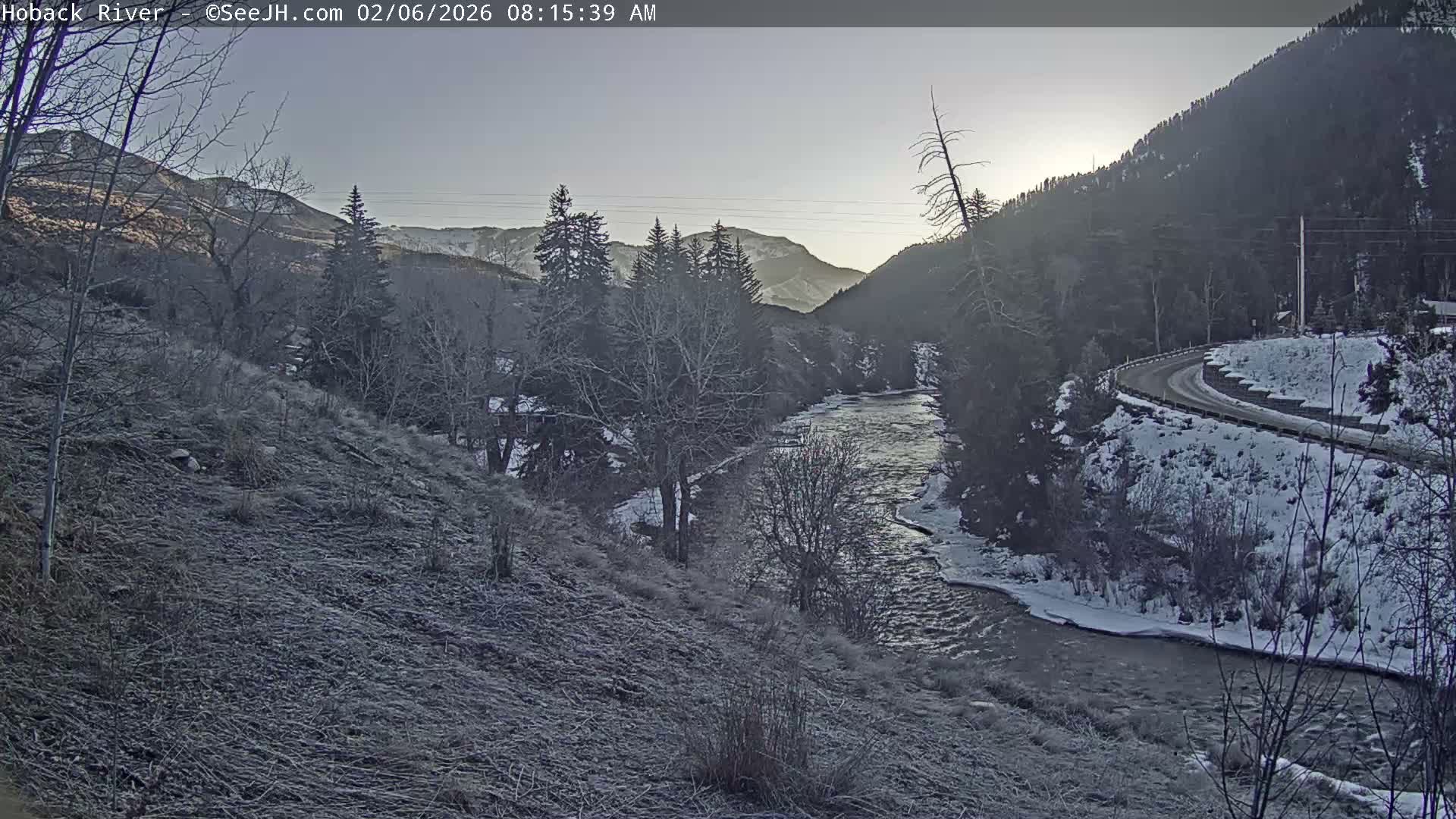 Hoback River  Live Cam  - Hoback, Teton, Wyoming, USA