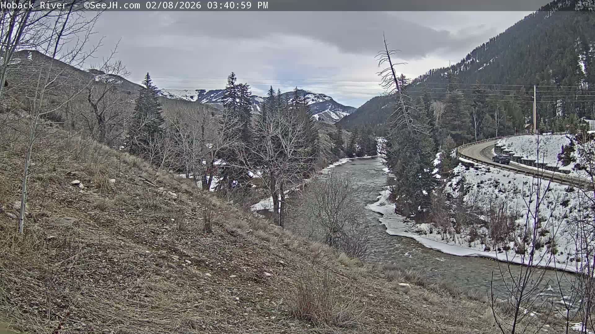 Hoback River  Live Cam  - Hoback, Teton, Wyoming, USA