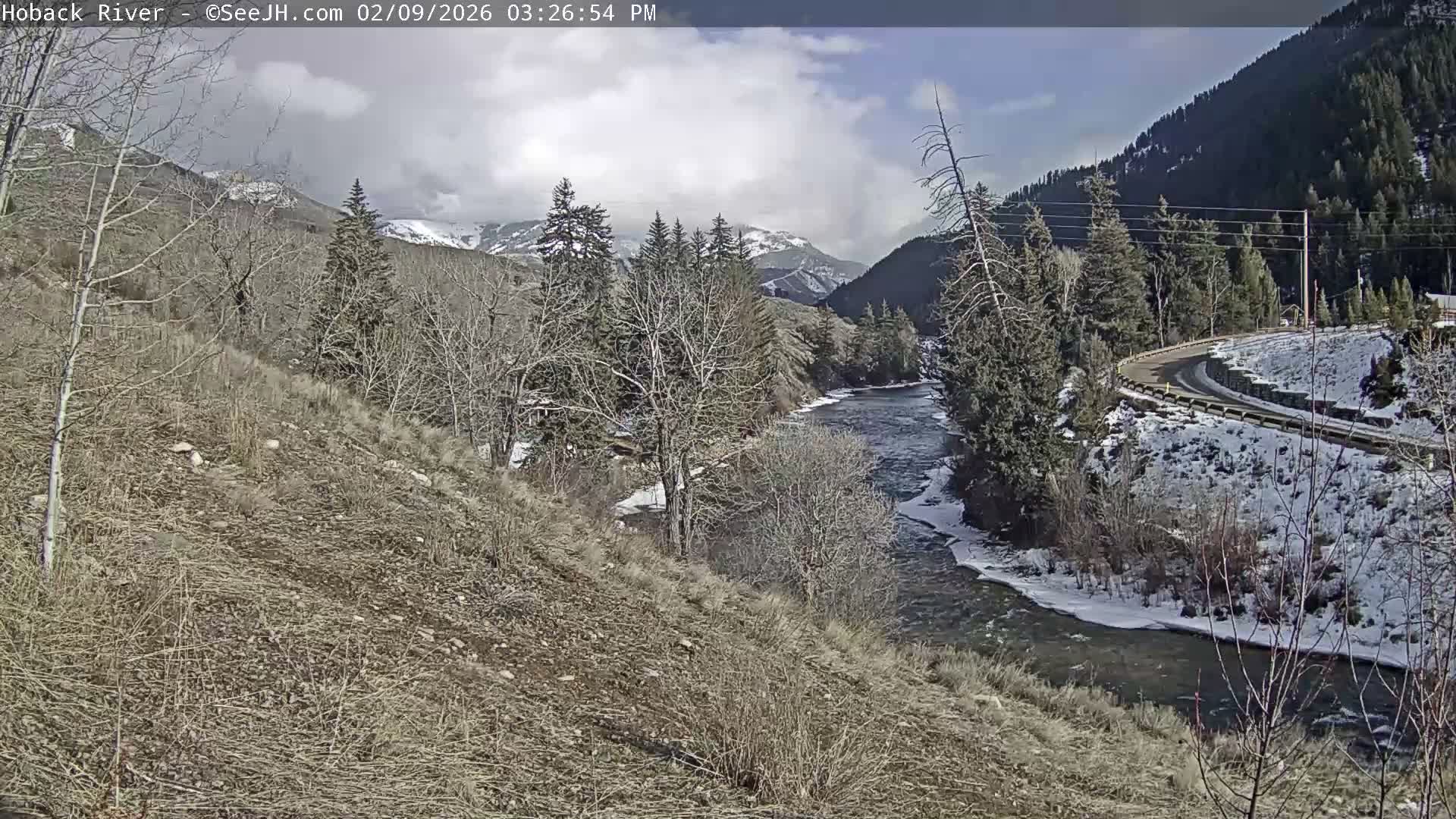 Hoback River  Live Cam  - Hoback, Teton, Wyoming, USA