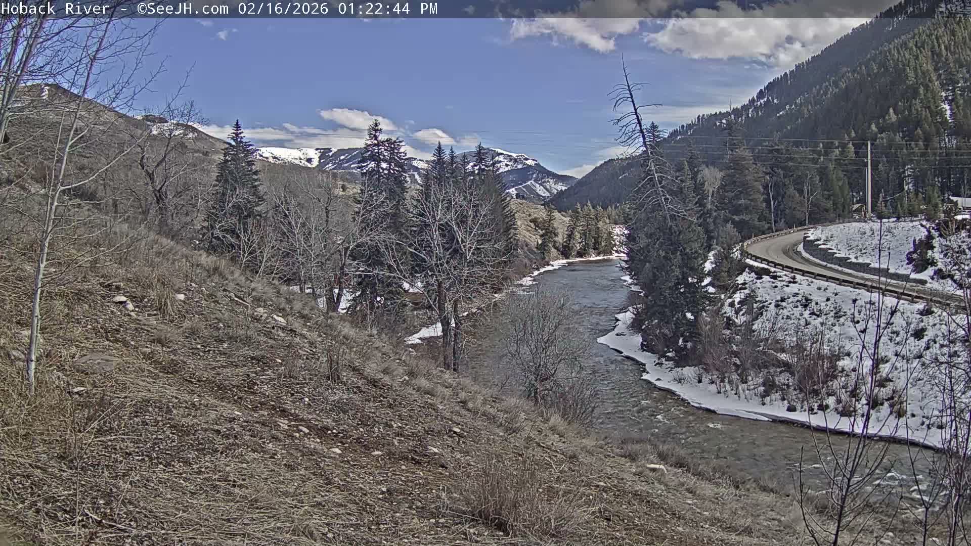 Hoback River  Live Cam  - Hoback, Teton, Wyoming, USA