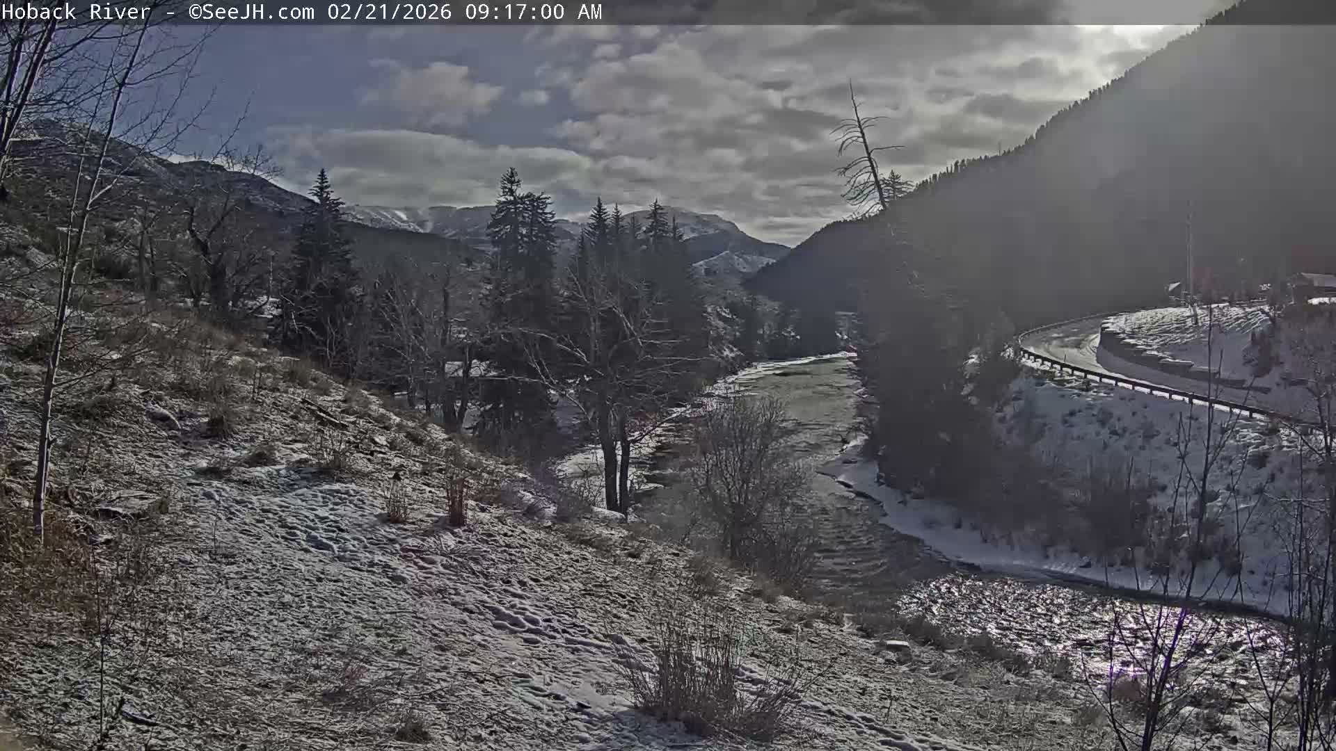 Hoback River  Live Cam  - Hoback, Teton, Wyoming, USA