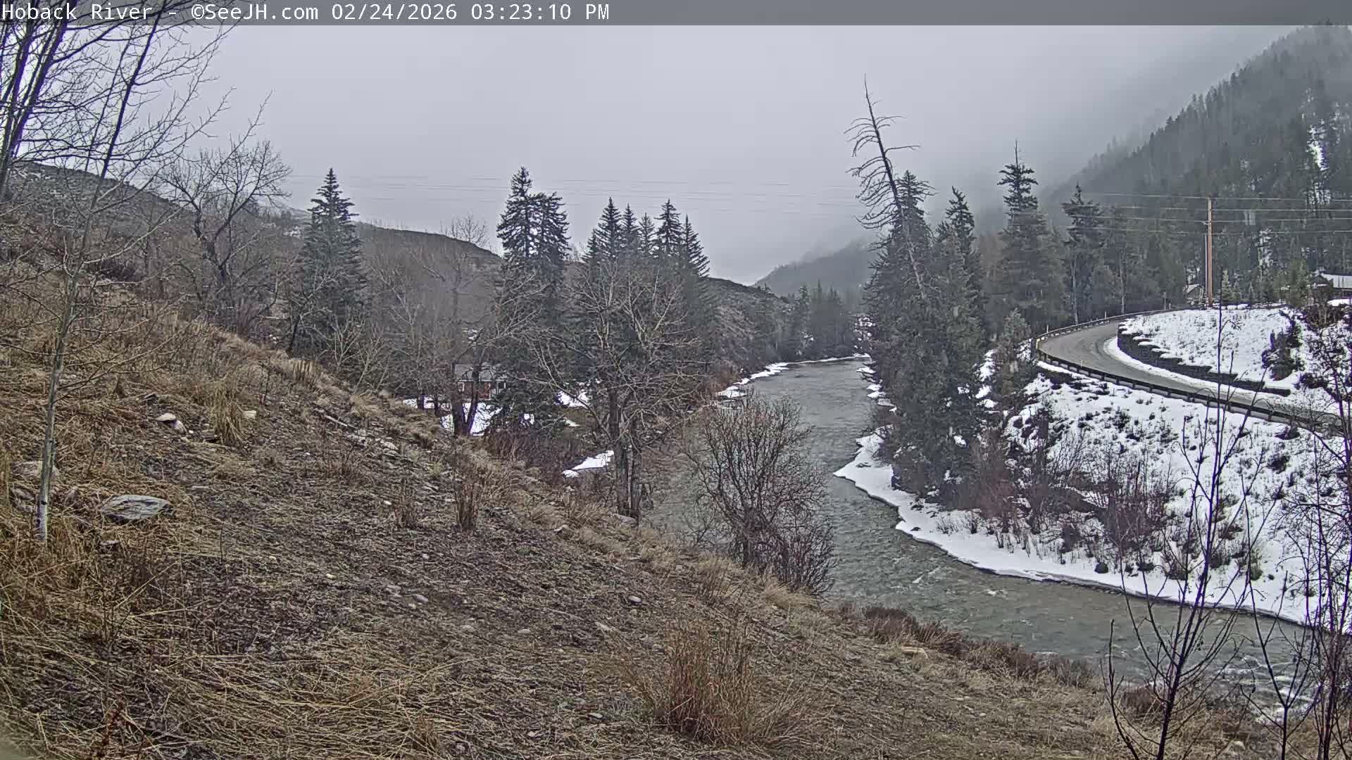Hoback River  Live Cam  - Hoback, Teton, Wyoming, USA