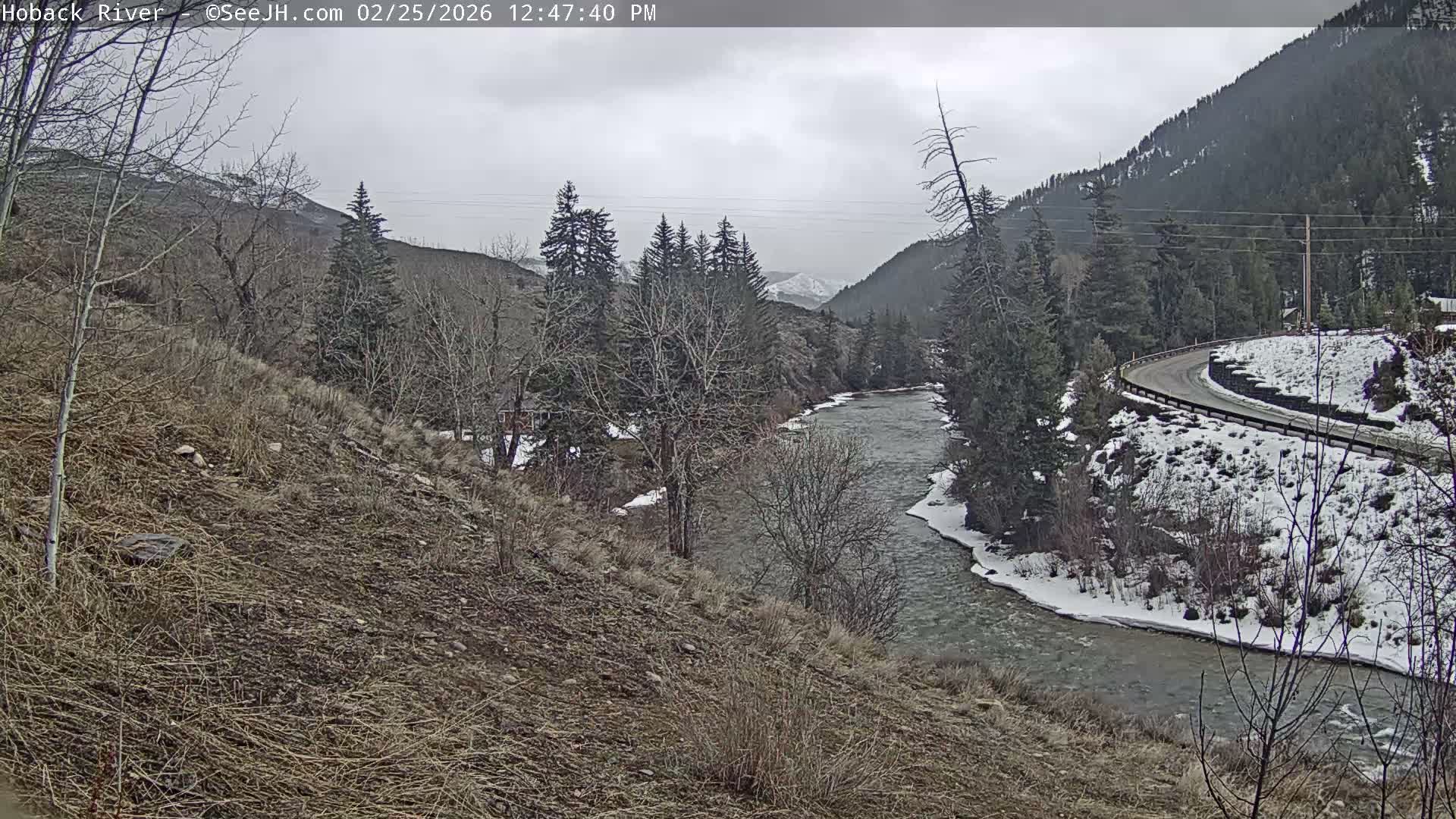 Hoback River  Live Cam  - Hoback, Teton, Wyoming, USA