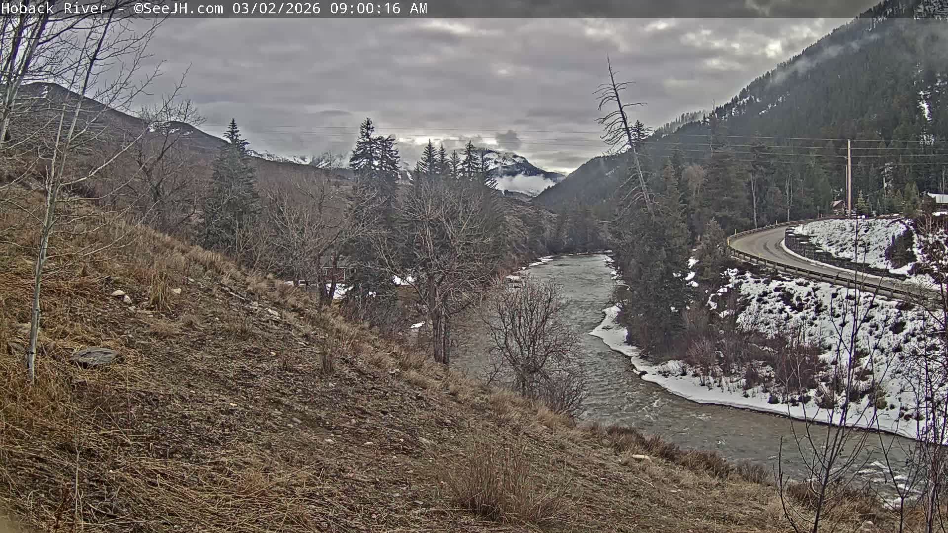 Hoback River  Live Cam  - Hoback, Teton, Wyoming, USA
