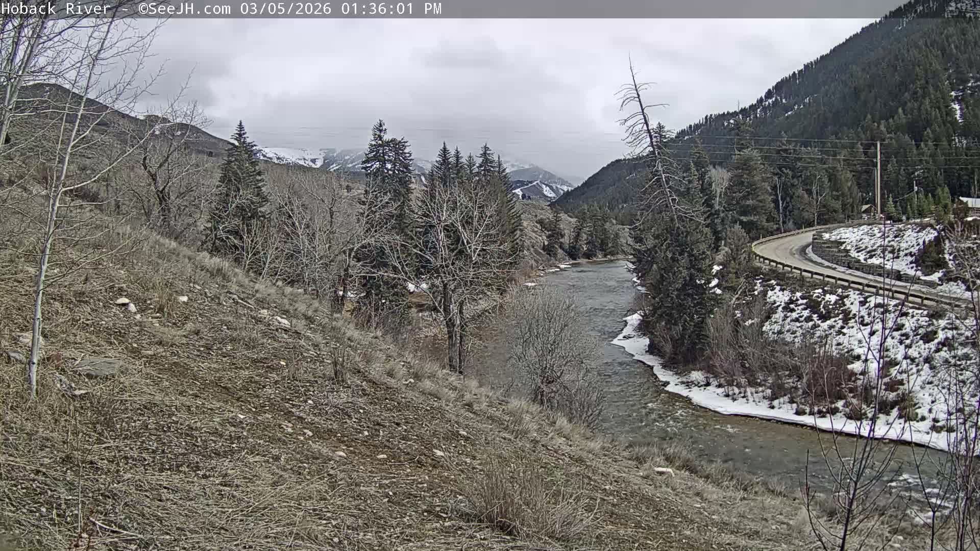 Hoback River  Live Cam  - Hoback, Teton, Wyoming, USA