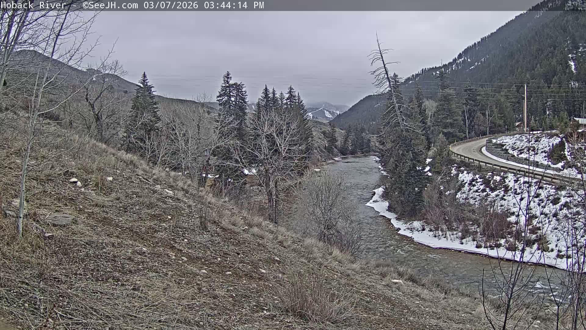 Hoback River  Live Cam  - Hoback, Teton, Wyoming, USA