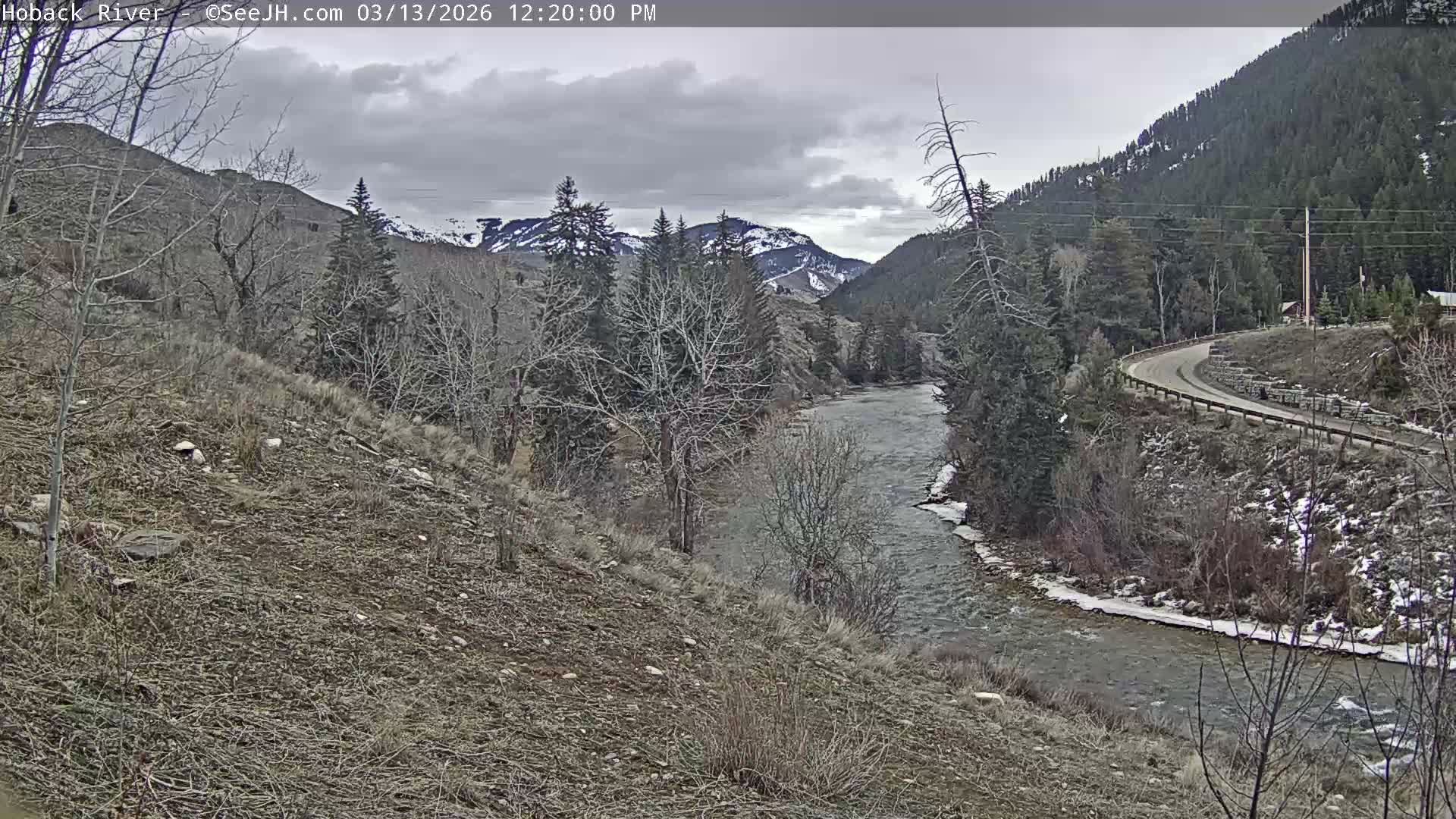 Hoback River  Live Cam  - Hoback, Teton, Wyoming, USA