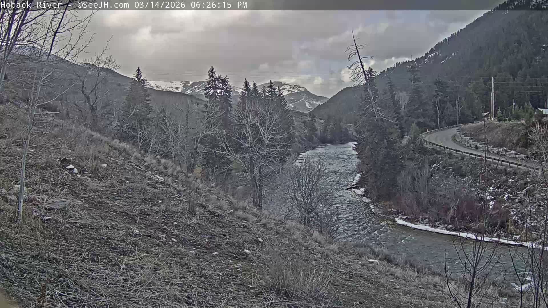 Hoback River  Live Cam  - Hoback, Teton, Wyoming, USA