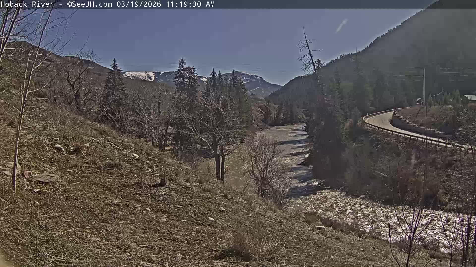 Hoback River  Live Cam  - Hoback, Teton, Wyoming, USA
