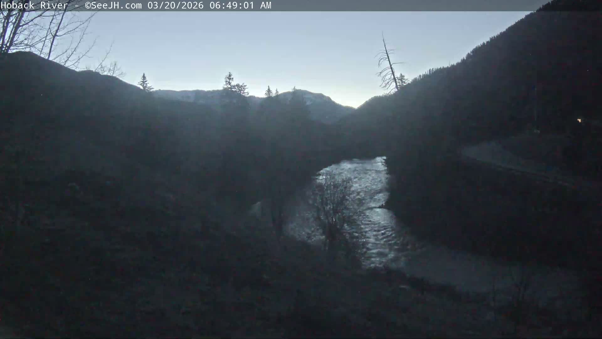 Hoback River  Live Cam  - Hoback, Teton, Wyoming, USA