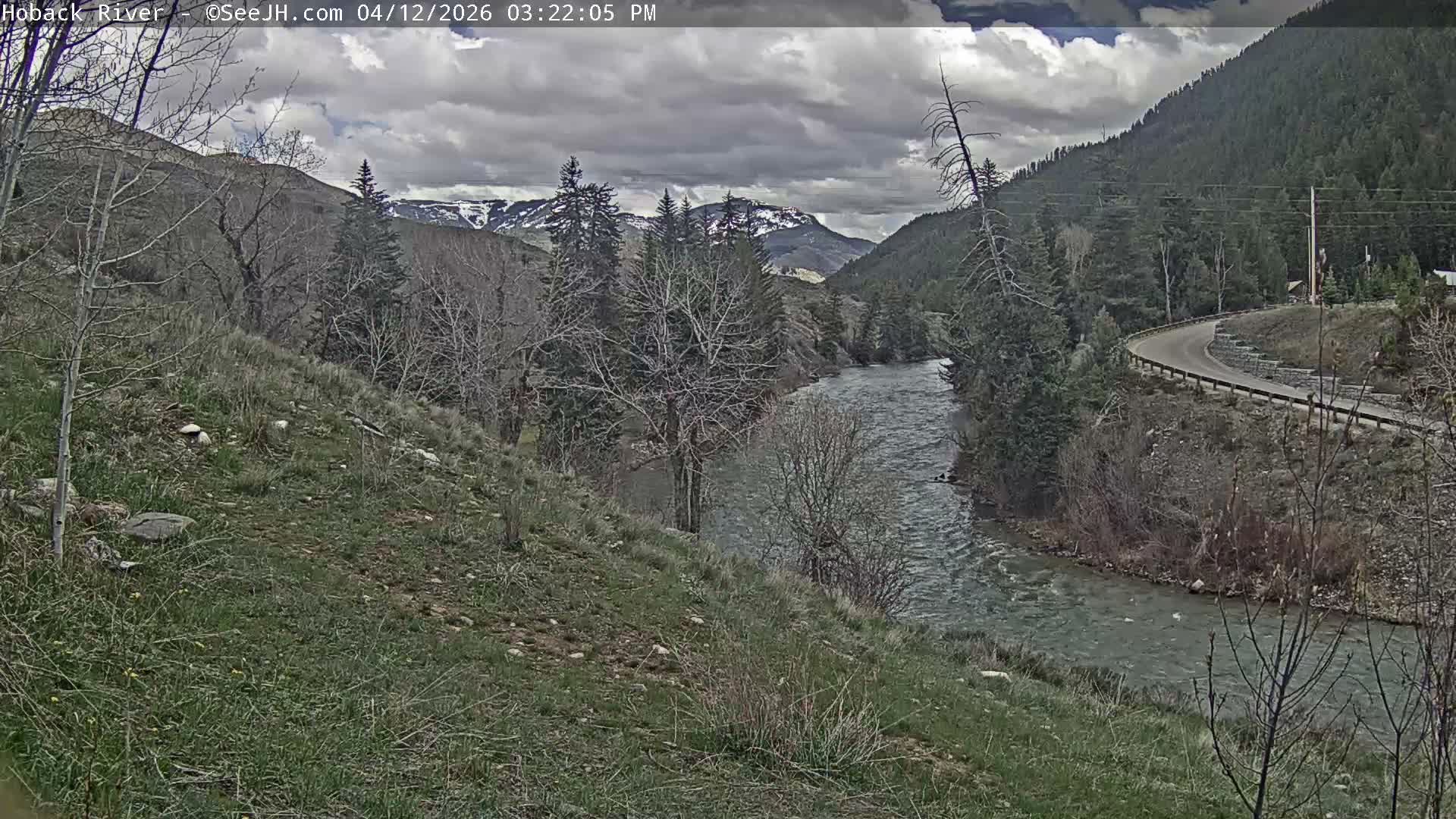 Hoback River  Live Cam  - Hoback, Teton, Wyoming, USA
