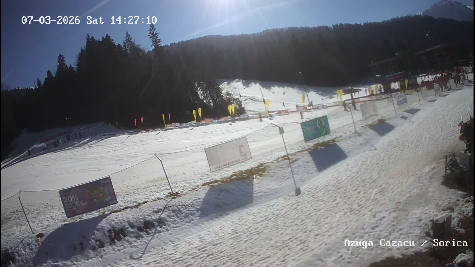 Prahova, Azuga Ski Center Partia Sorica Ski Slopes Azuga Live Cam - Azuga, Prahova, Romania