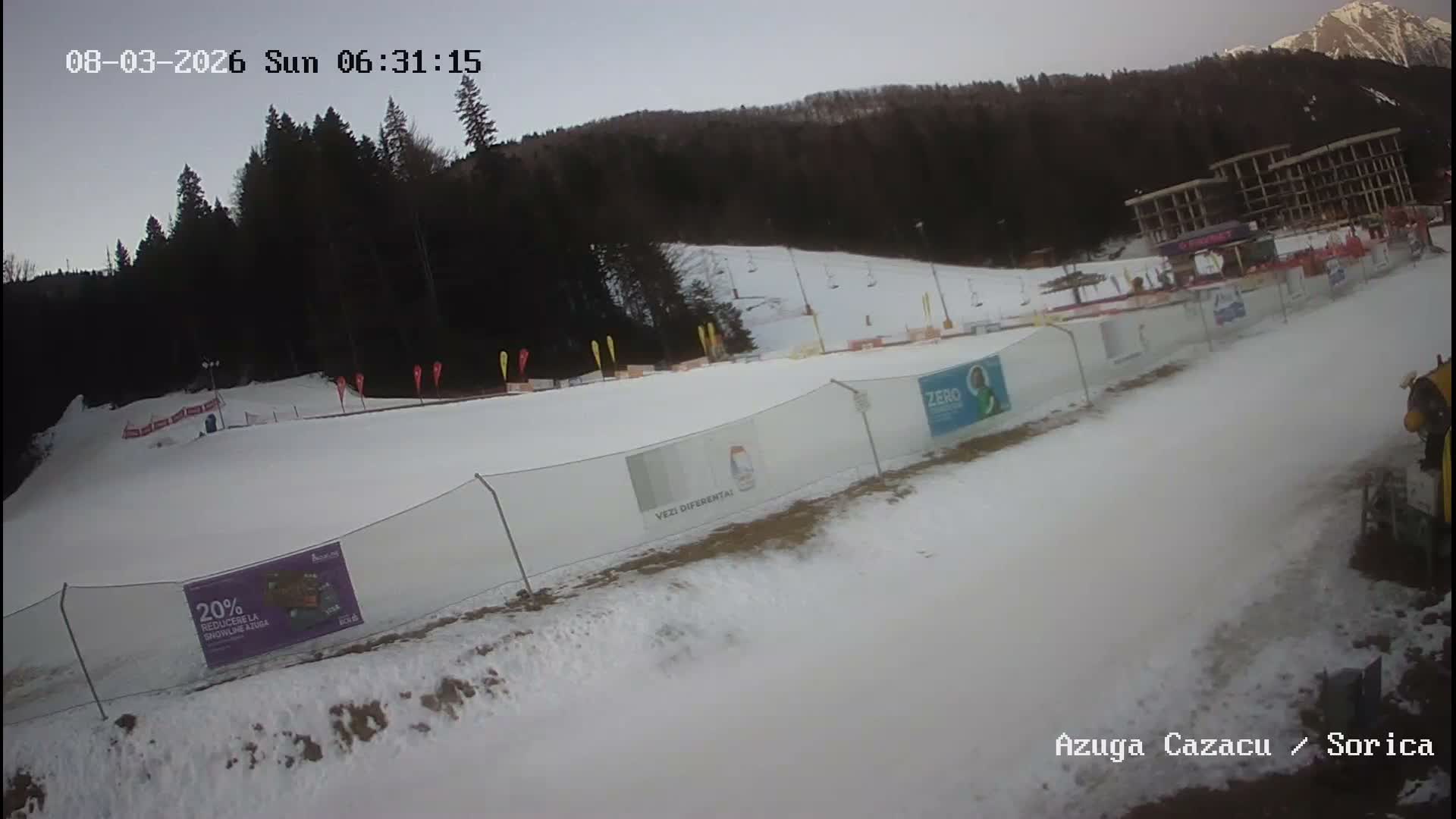 Prahova, Azuga Ski Center Partia Sorica Ski Slopes Azuga Live Cam - Azuga, Prahova, Romania