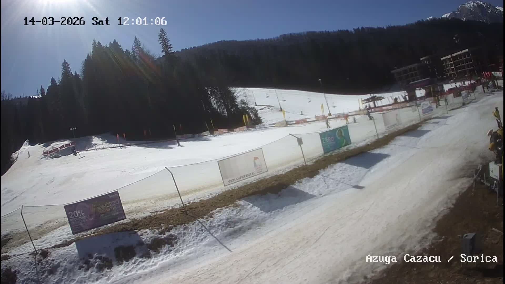 Prahova, Azuga Ski Center Partia Sorica Ski Slopes Azuga Live Cam - Azuga, Prahova, Romania