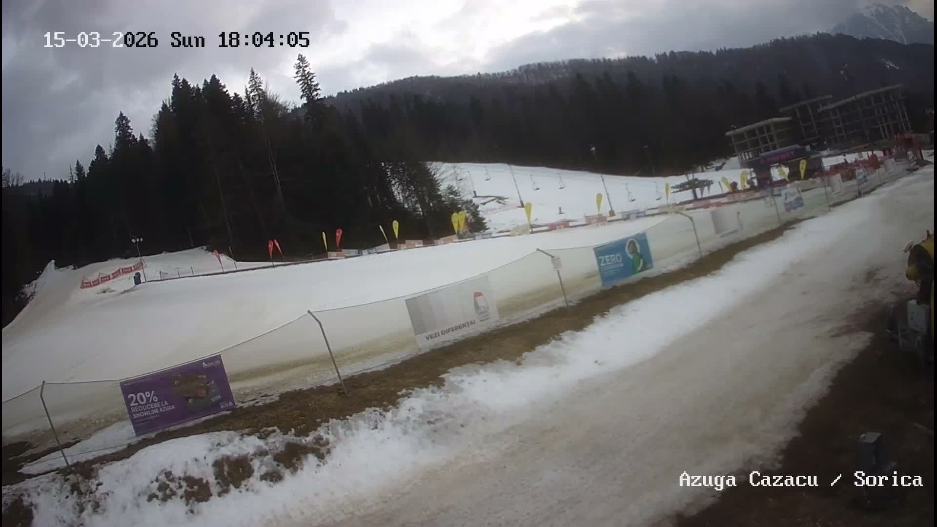 Prahova, Azuga Ski Center Partia Sorica Ski Slopes Azuga Live Cam - Azuga, Prahova, Romania