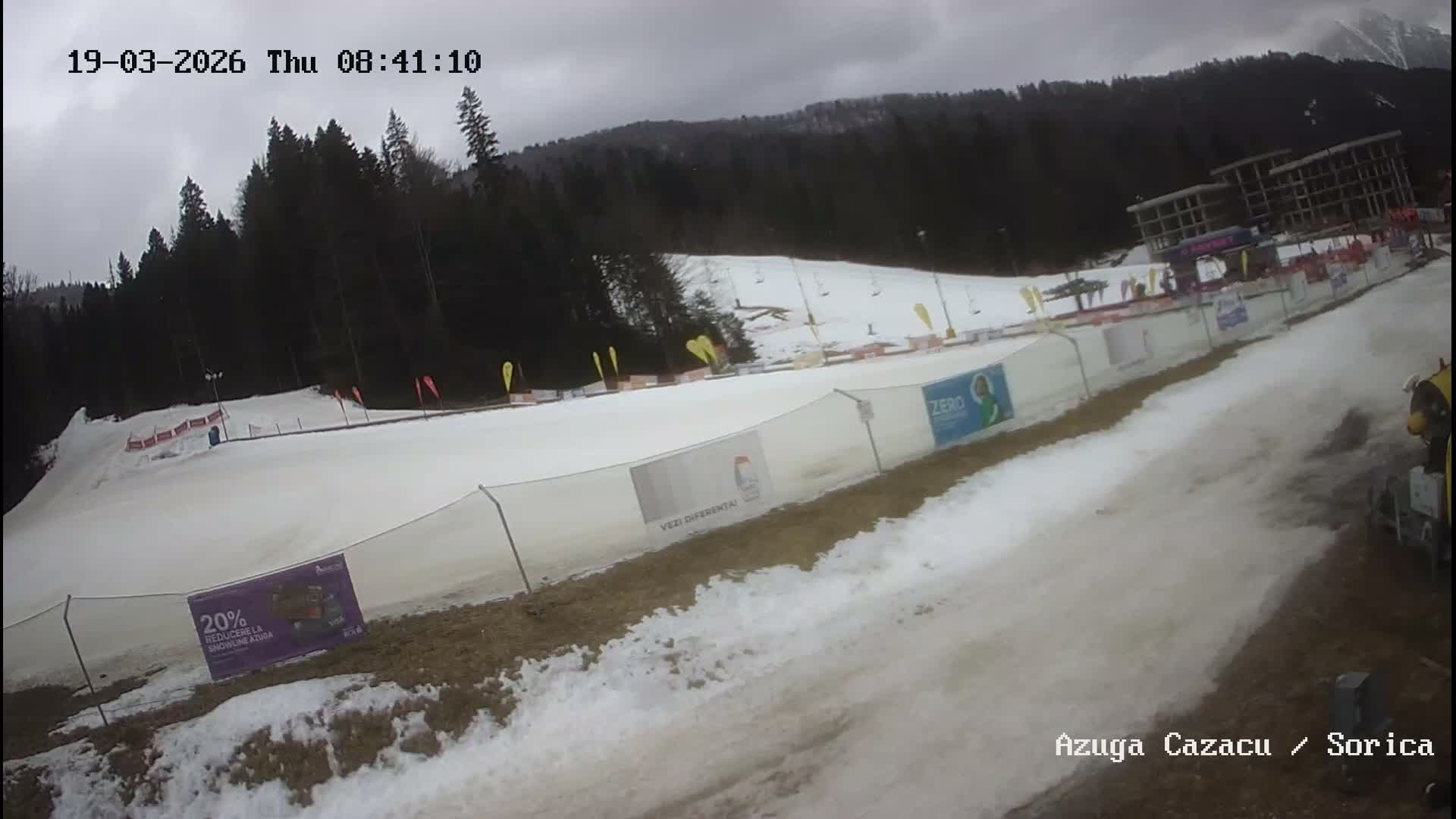 Prahova, Azuga Ski Center Partia Sorica Ski Slopes Azuga Live Cam - Azuga, Prahova, Romania