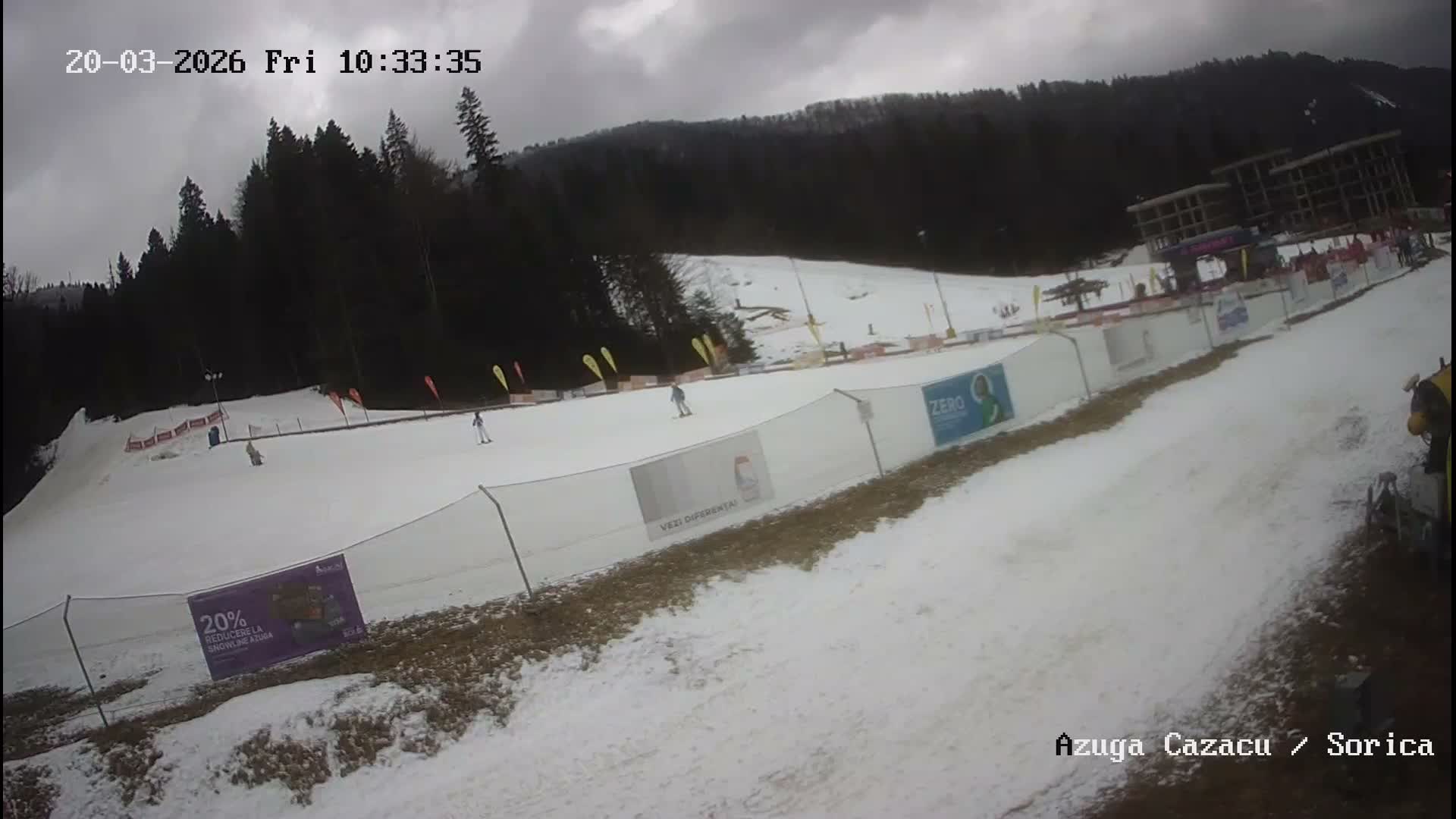 Prahova, Azuga Ski Center Partia Sorica Ski Slopes Azuga Live Cam - Azuga, Prahova, Romania