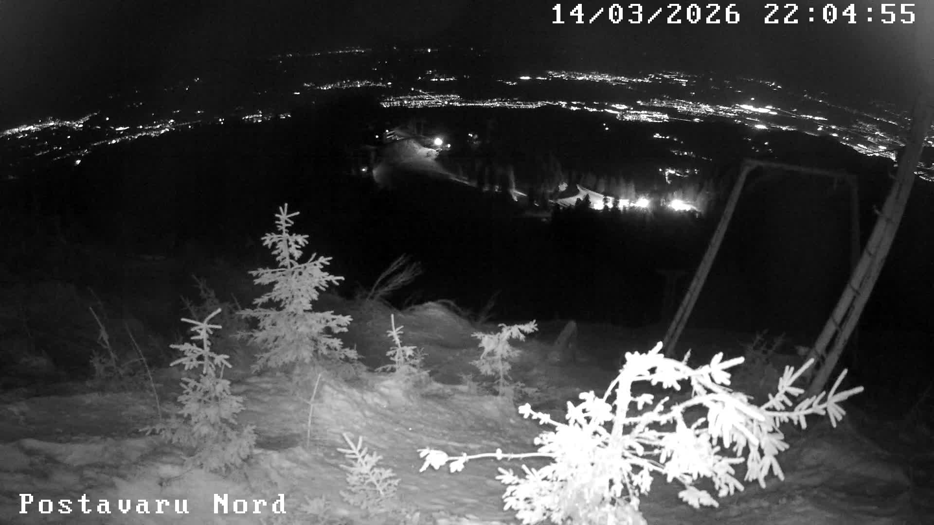 Brasov, Transylvanian Plain Panaroma View from Postavaru Peak, Poiana Brasov Live Cam - Poiana Brasov, Braşov, Romania